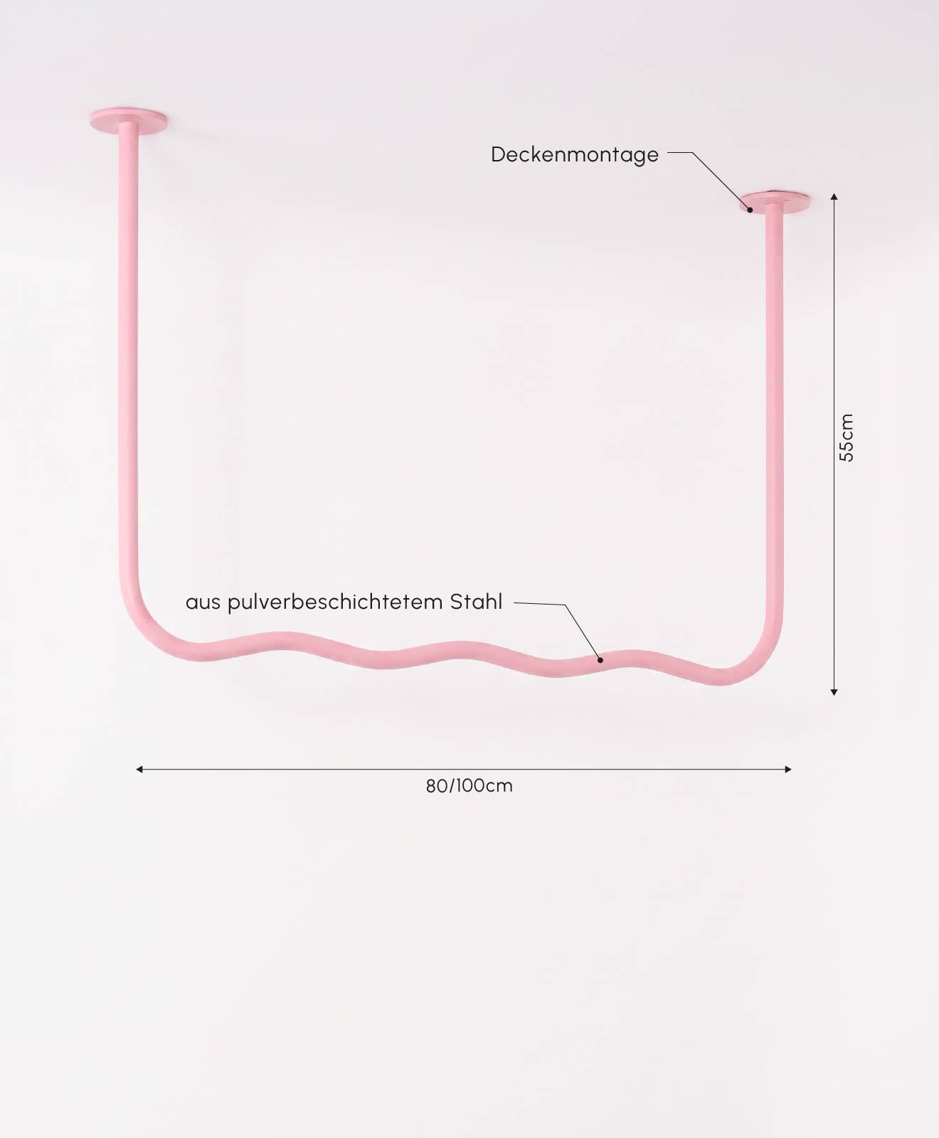 Infobild zur Garderobenstange / Kleiderstange CRUSO