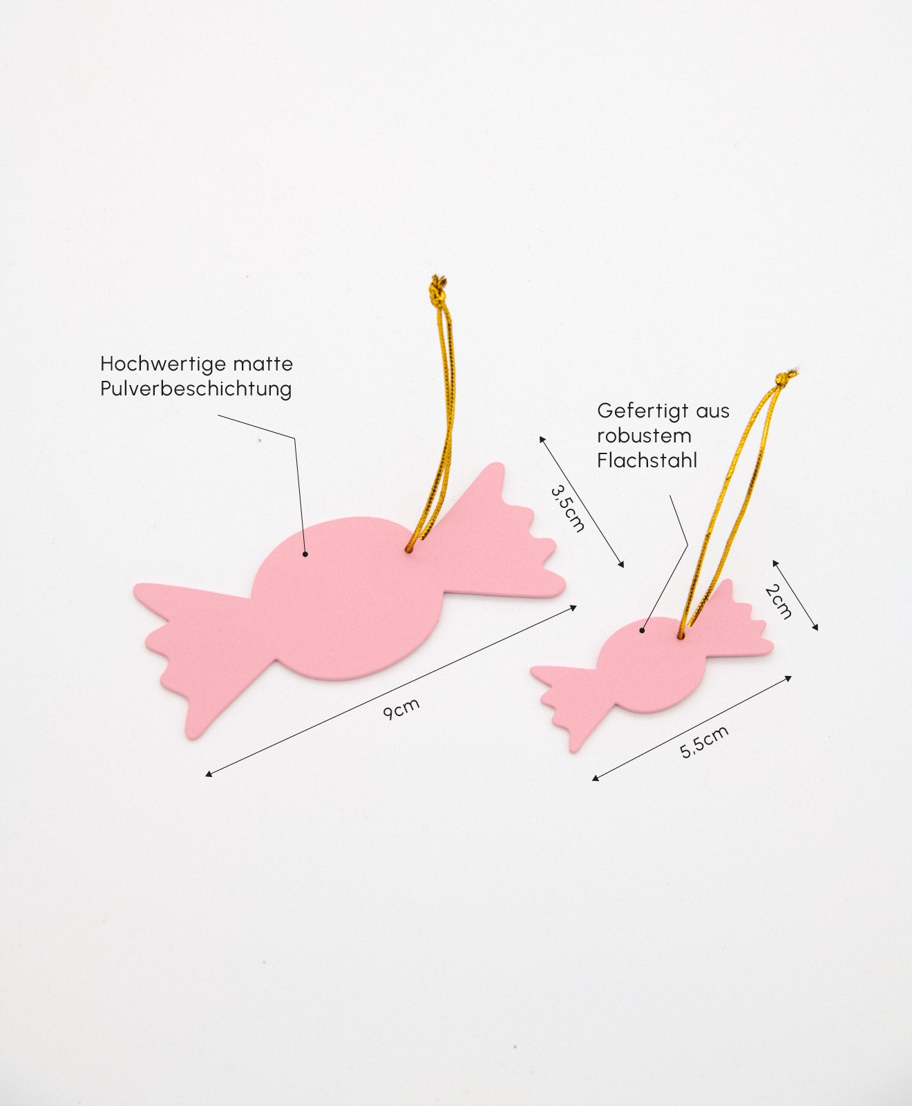 Weihnachtsbaumschmuck Bonbon beide Größen