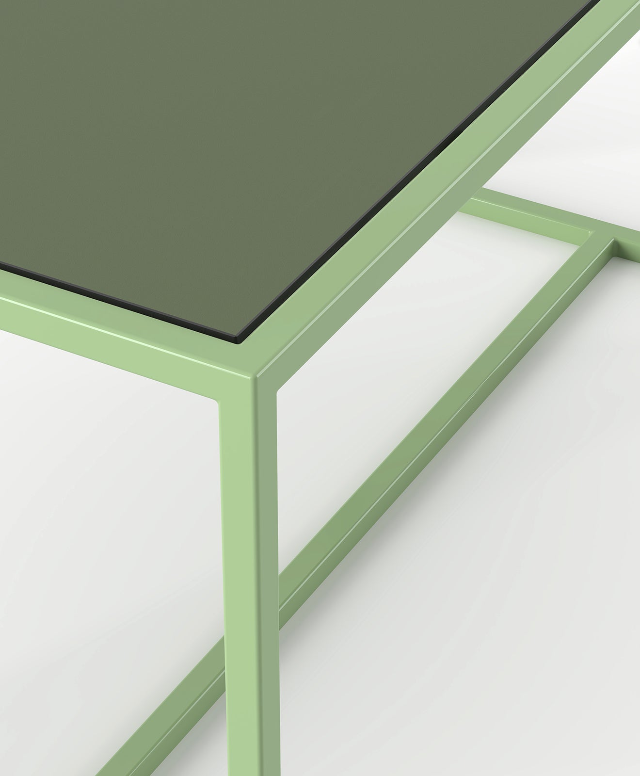 Outdoor Tisch TALON – HPL Tischplatte & Stahlgestell mit Mittelstrebe