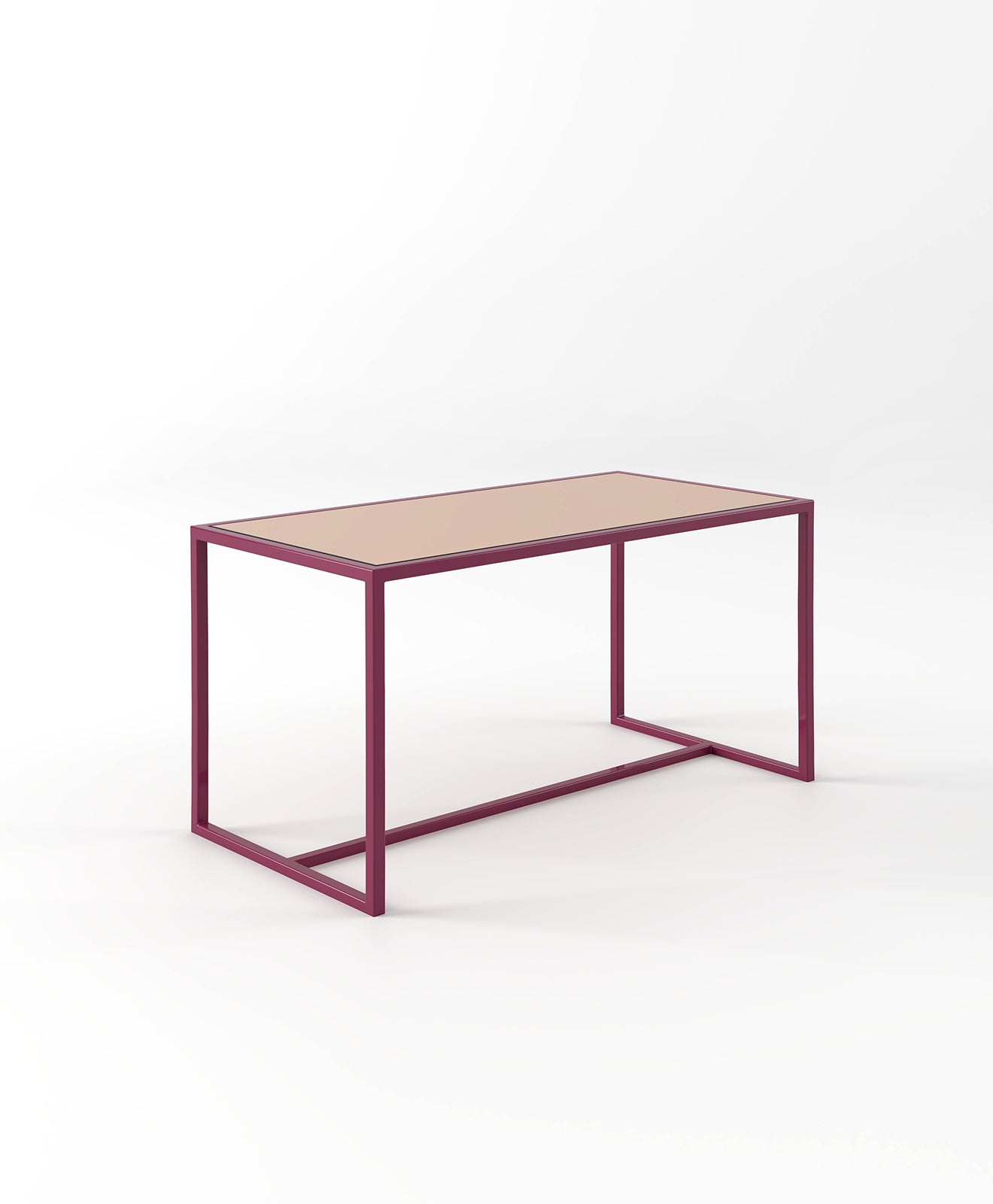 Outdoor Tisch TALON – HPL Tischplatte & Stahlgestell mit Mittelstrebe