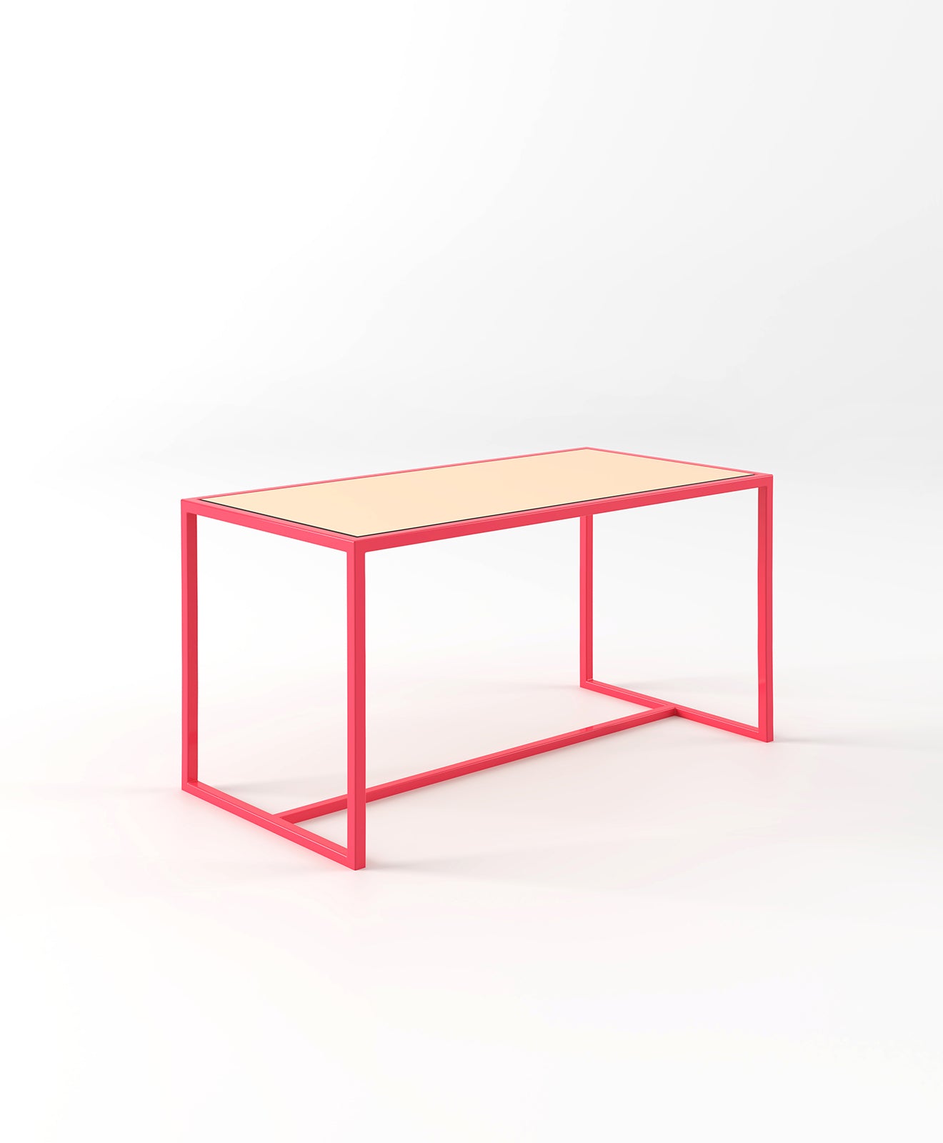 Outdoor Tisch TALON – HPL Tischplatte & Stahlgestell mit Mittelstrebe