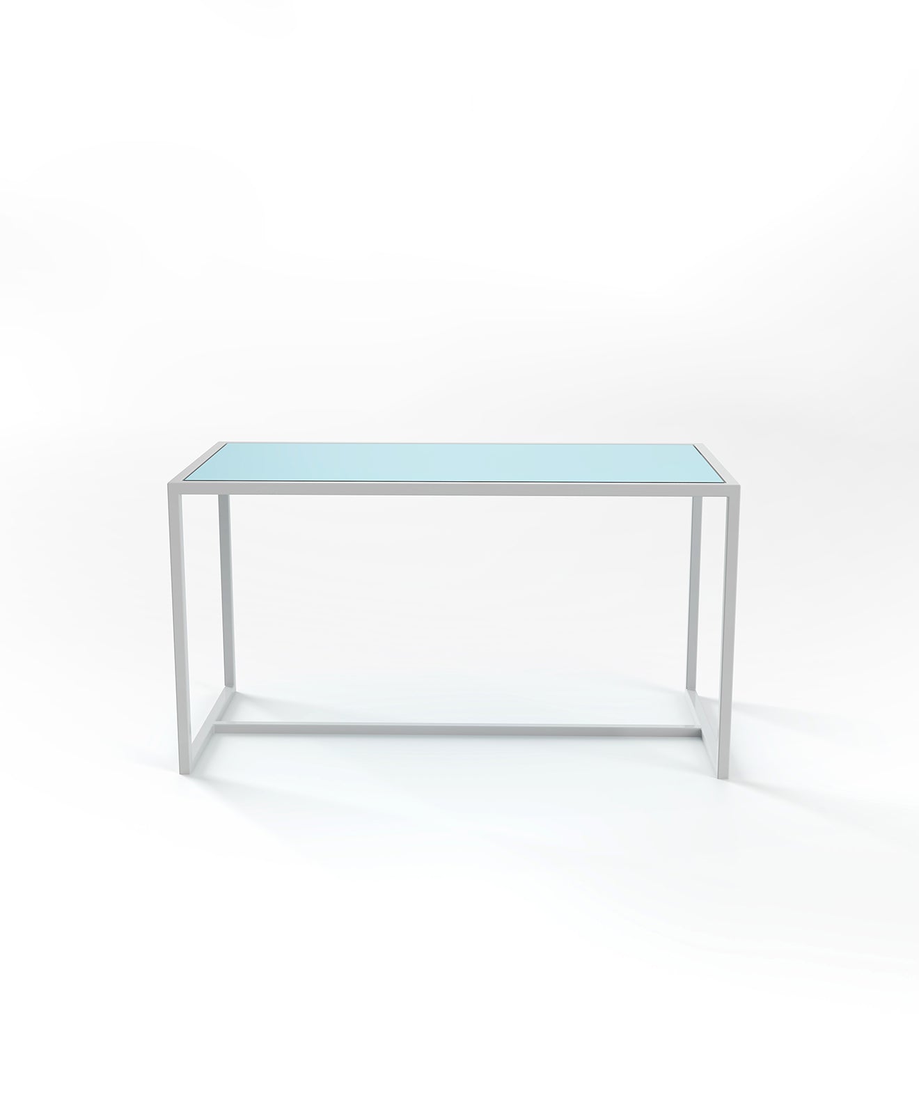 Outdoor Tisch TALON – HPL Tischplatte & Stahlgestell mit Mittelstrebe