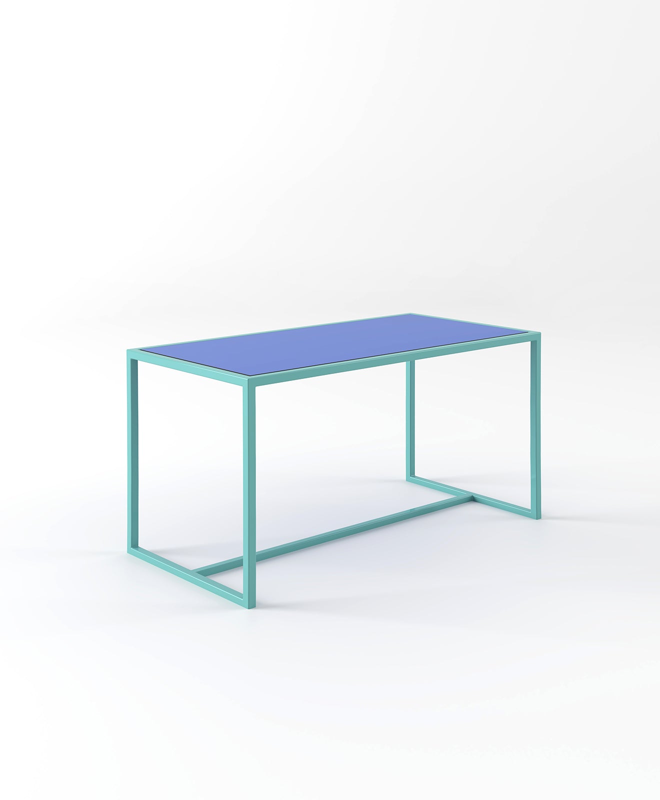 Outdoor Tisch TALON – HPL Tischplatte & Stahlgestell mit Mittelstrebe