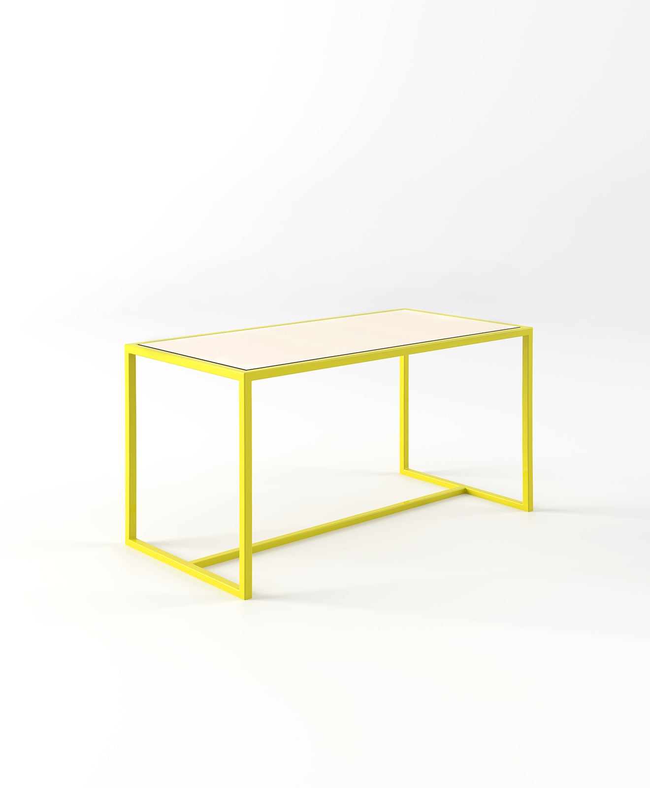 Outdoor Tisch TALON – HPL Tischplatte & Stahlgestell mit Mittelstrebe
