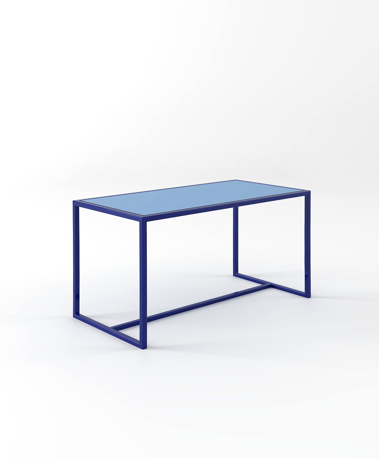 Outdoor Tisch TALON – HPL Tischplatte & Stahlgestell mit Mittelstrebe