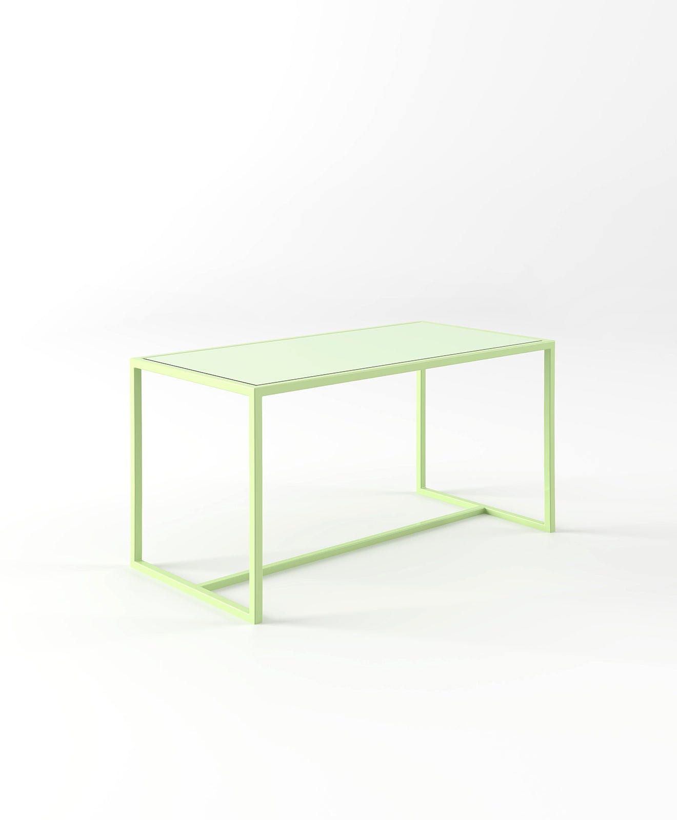 Outdoor Tisch TALON – HPL Tischplatte & Stahlgestell mit Mittelstrebe