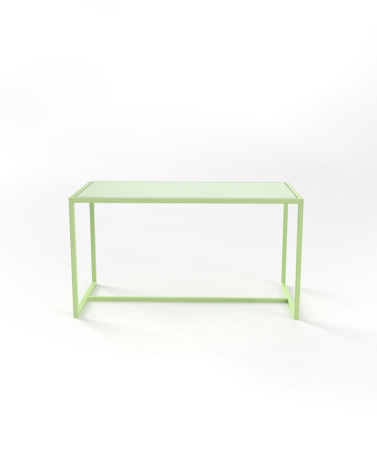 Outdoor Tisch TALON – HPL Tischplatte & Stahlgestell mit Mittelstrebe