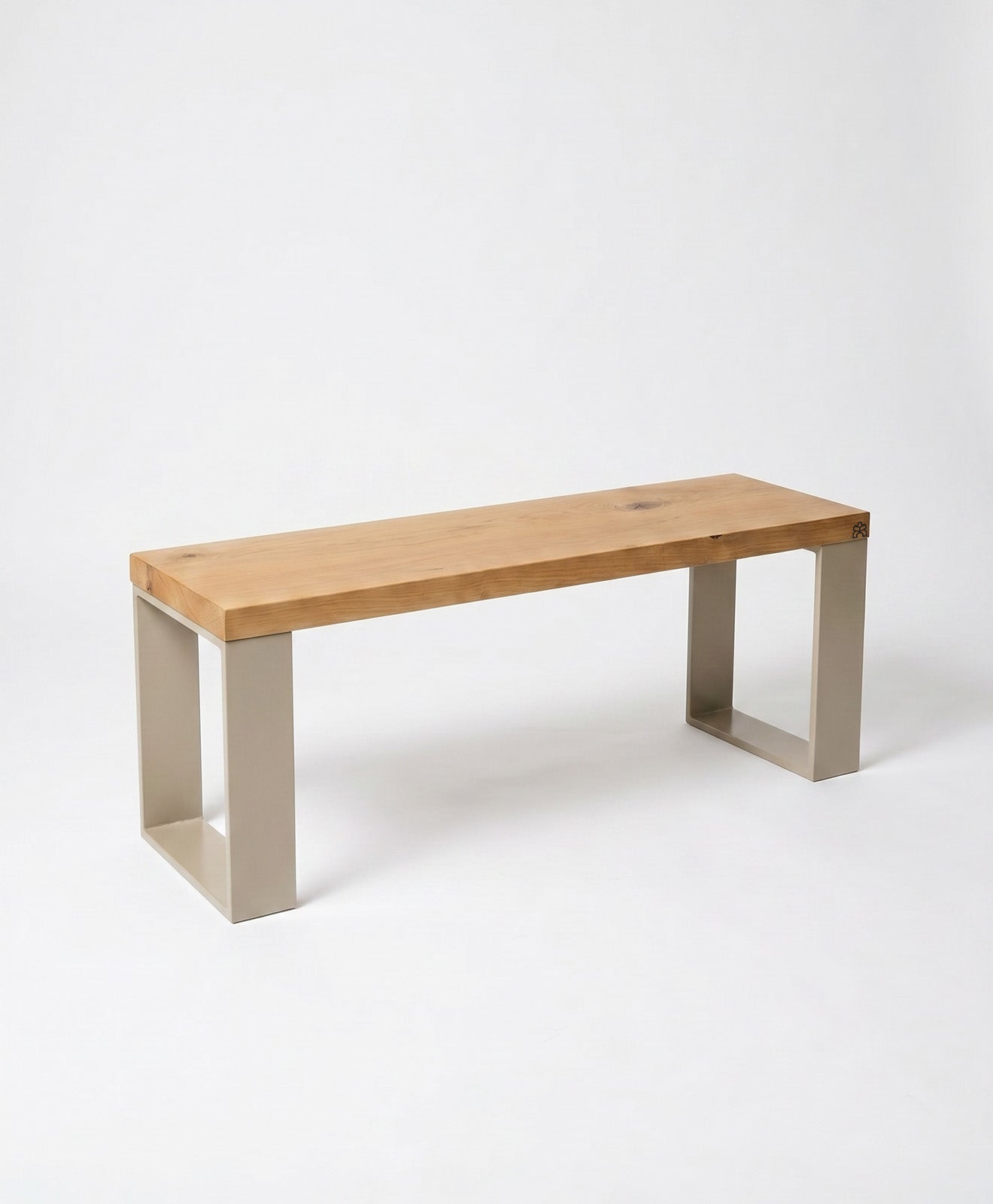 Sitzbank Holz & Stahlgestell PANIBENGEL