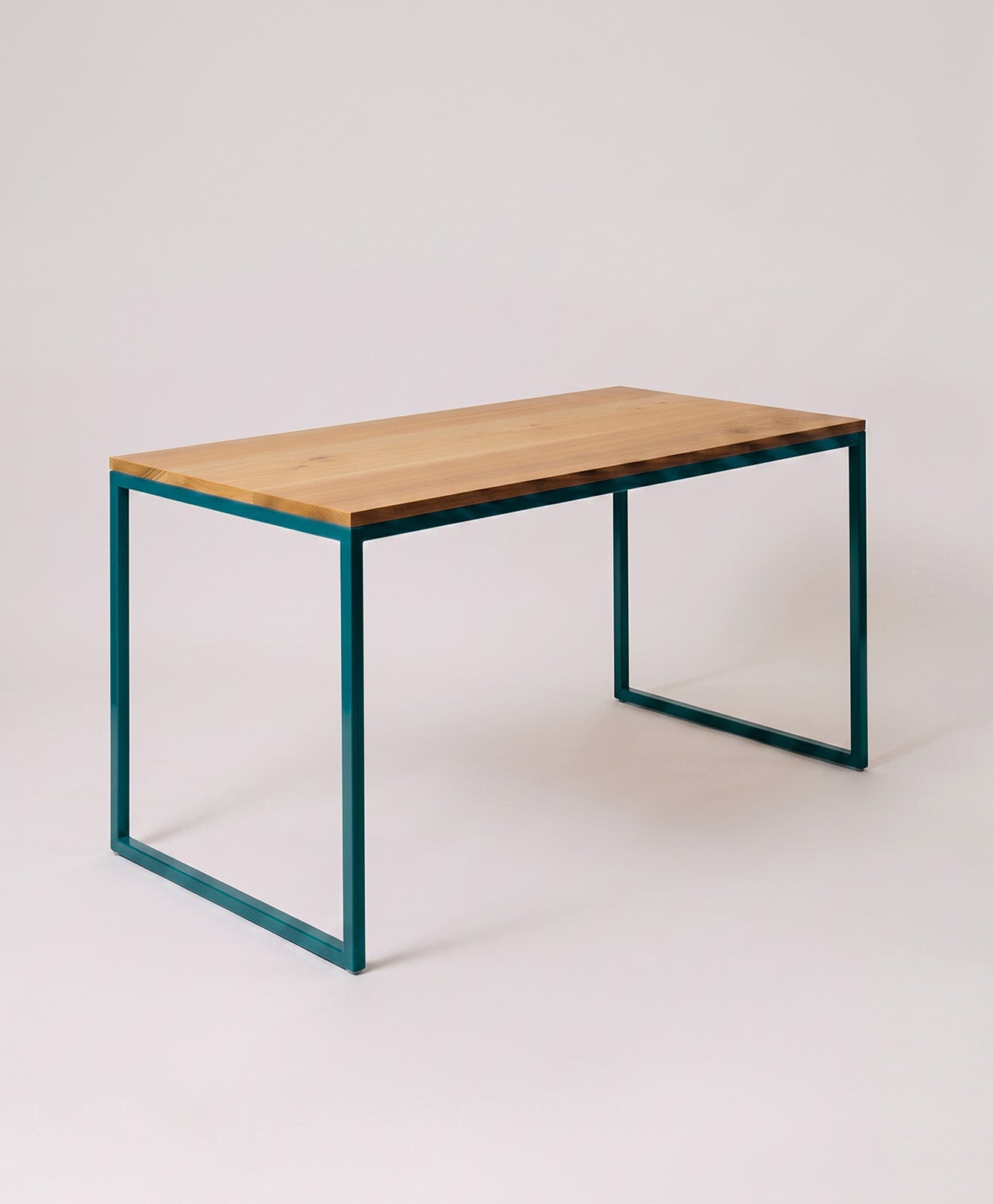 Esstisch Massivholz & Stahlgestell TALON ohne Mittelstrebe von KAWENTSMANN