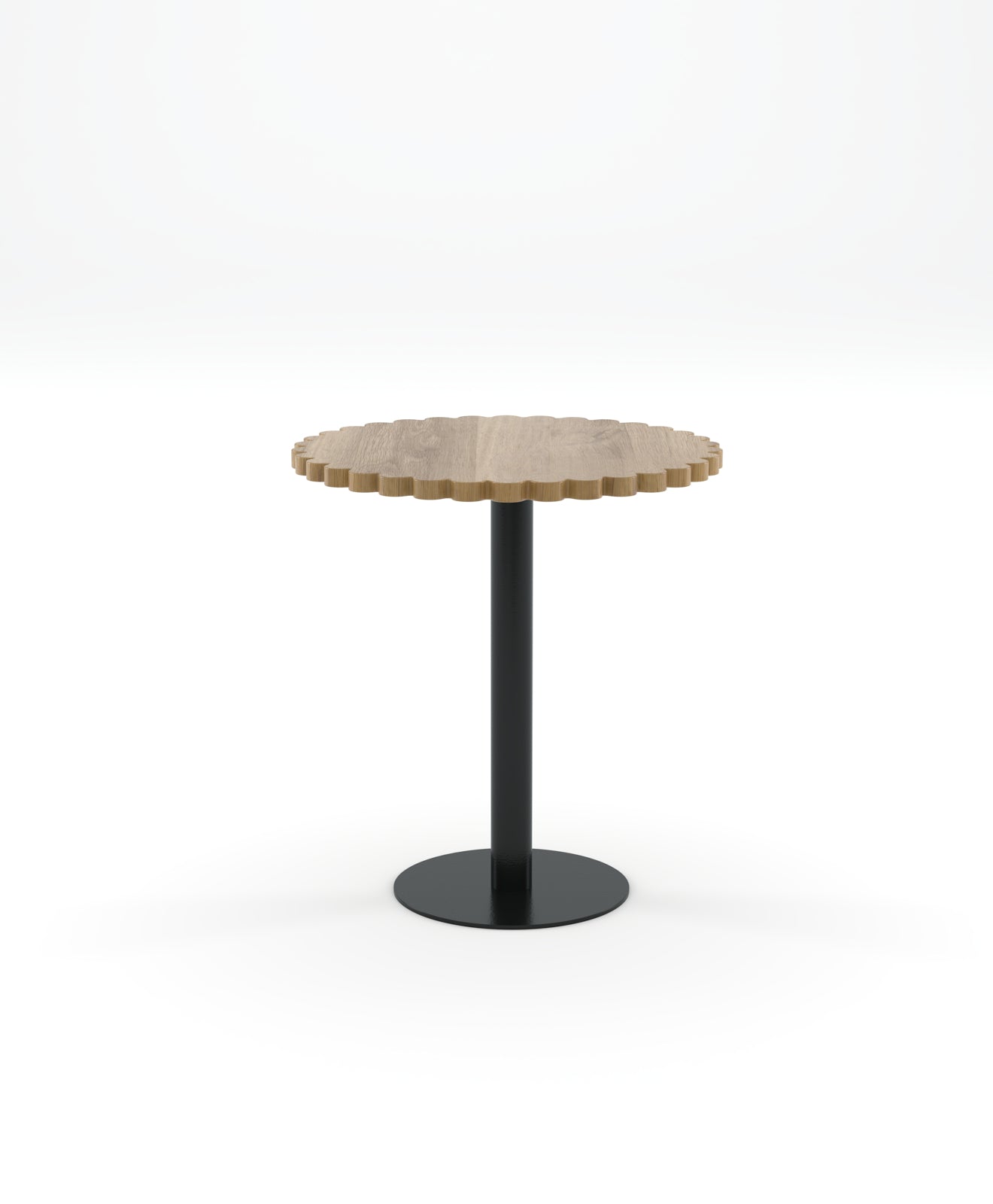 Bistrotisch rund Holz & Stahl BLUME