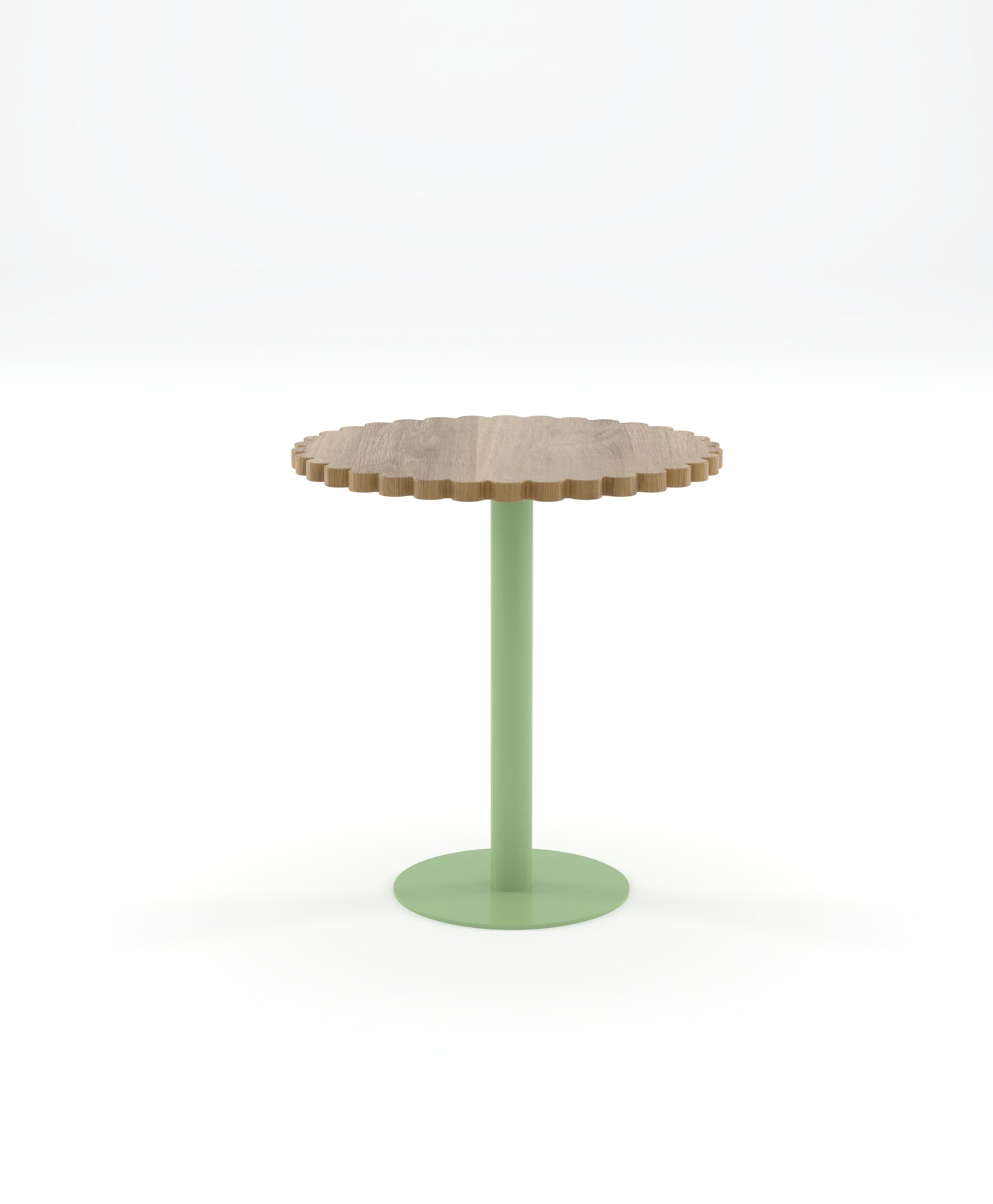 Bistrotisch rund Holz & Stahl BLUME