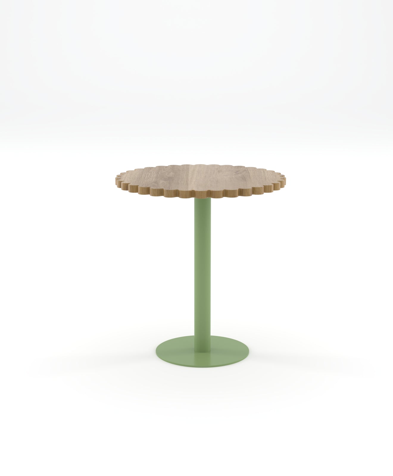 Bistrotisch rund Holz & Stahl BLUME