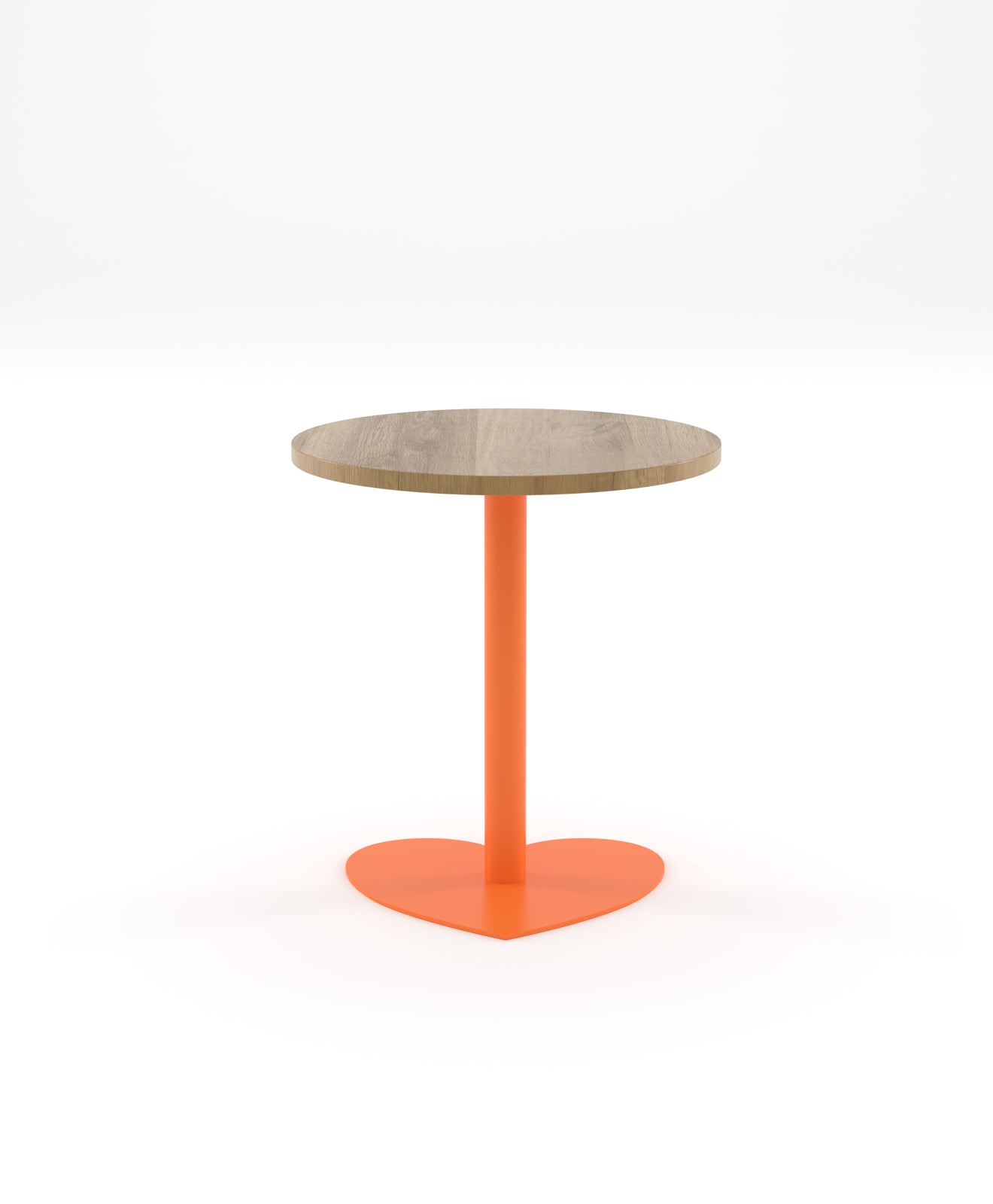 Bistrotisch rund Holz & Stahl HERZ