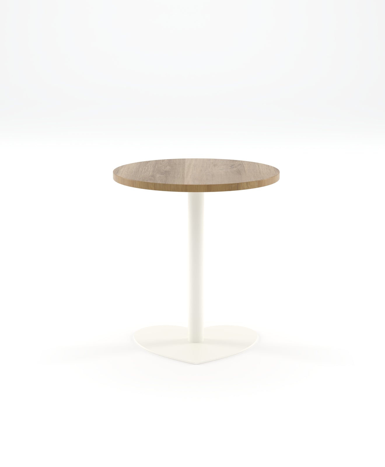 Bistrotisch rund Holz & Stahl HERZ 70 cm Ø