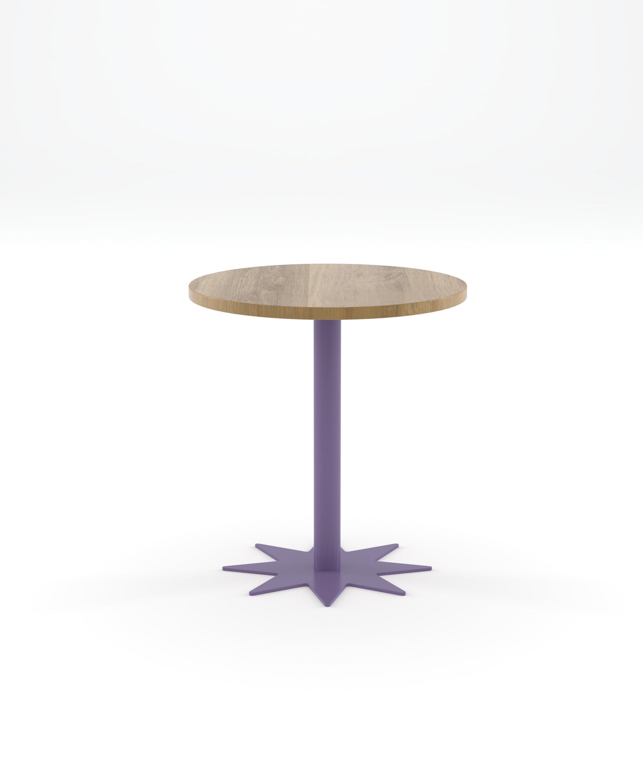 Bistrotisch rund Holz & Stahl STERN