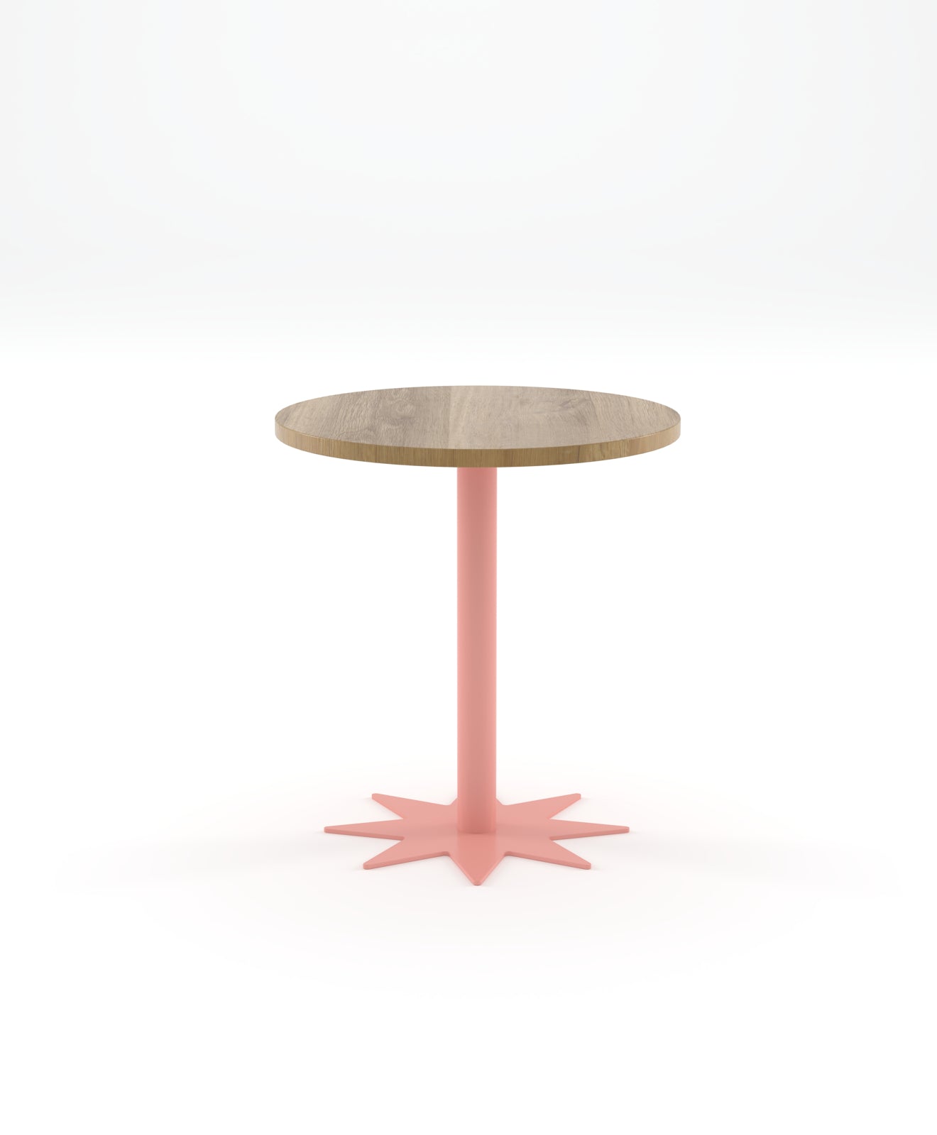 Bistrotisch rund Holz & Stahl STERN