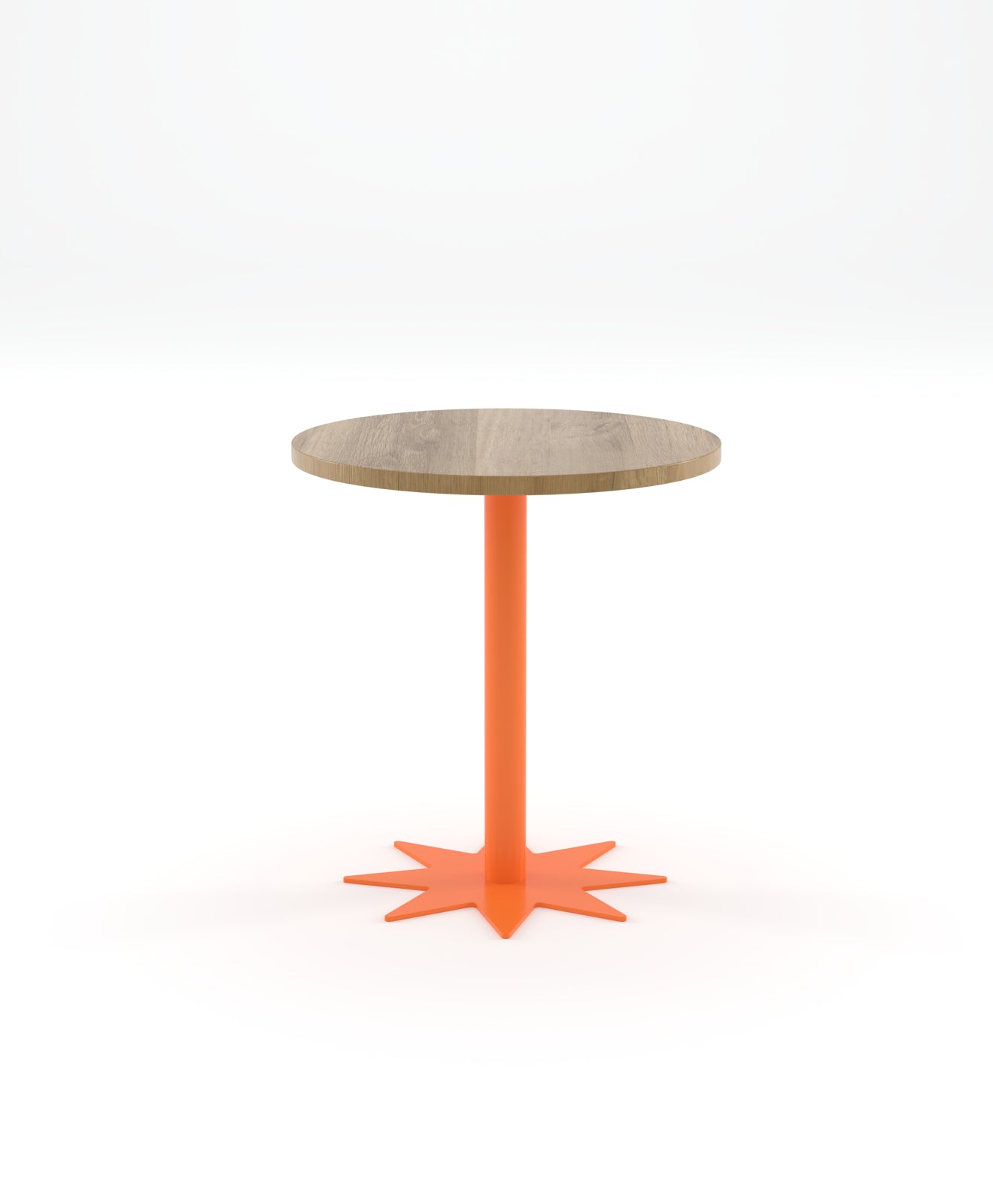 Bistrotisch rund Holz & Stahl STERN