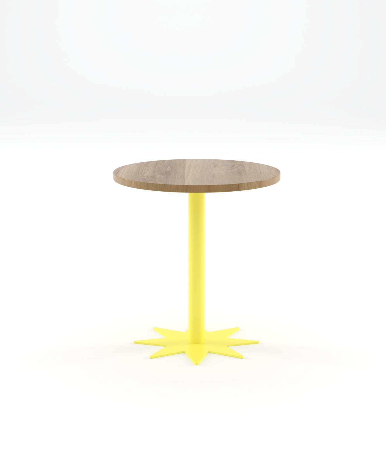 Bistrotisch rund Holz & Stahl STERN