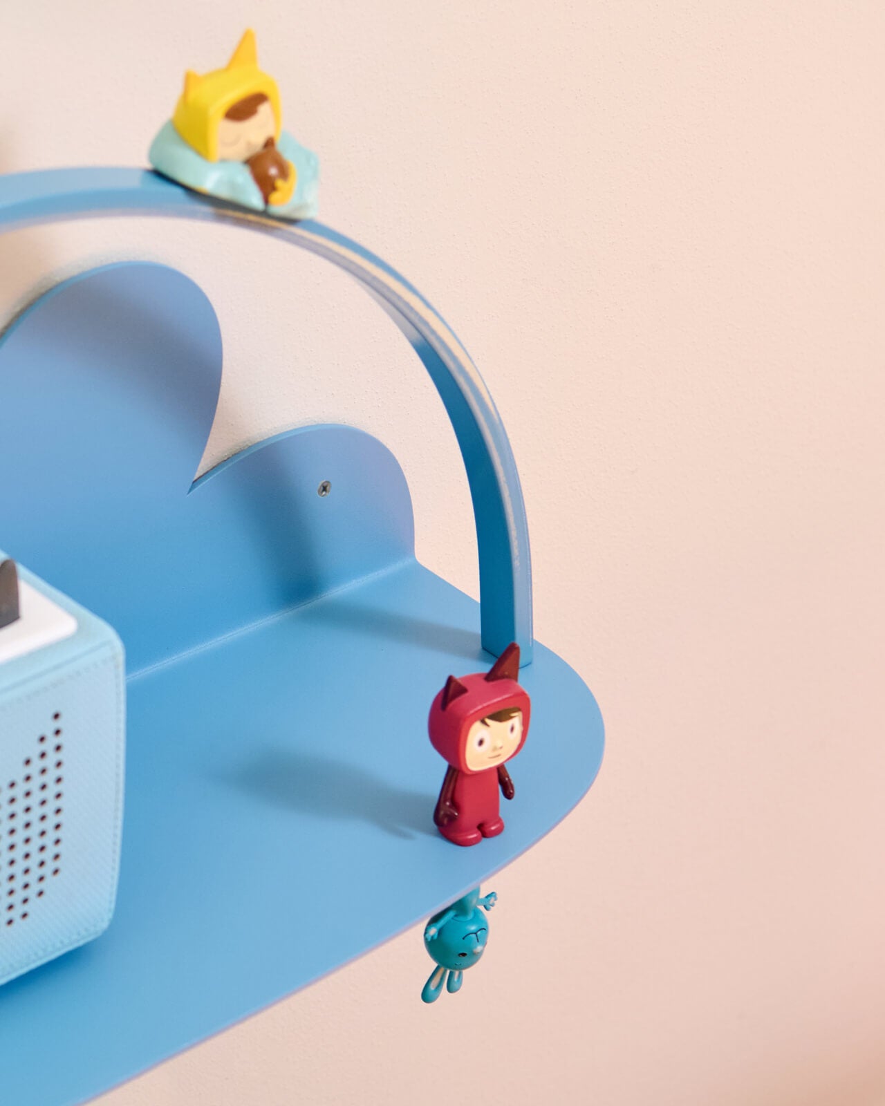 Wandregal für die Toniebox & Tonies Wolke in Blau - Detail