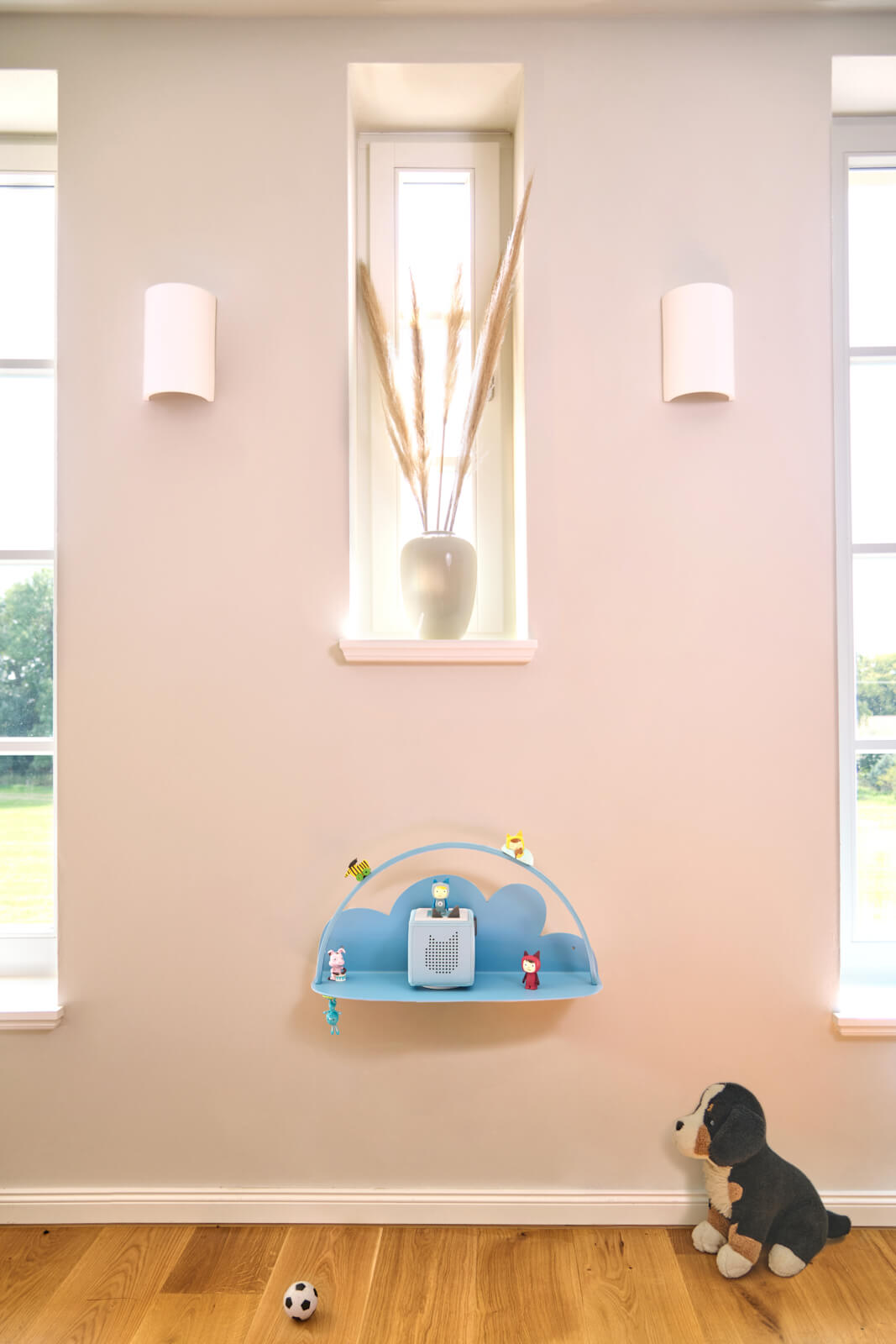 Wandregal für die Toniebox & Tonies Wolke in Blau