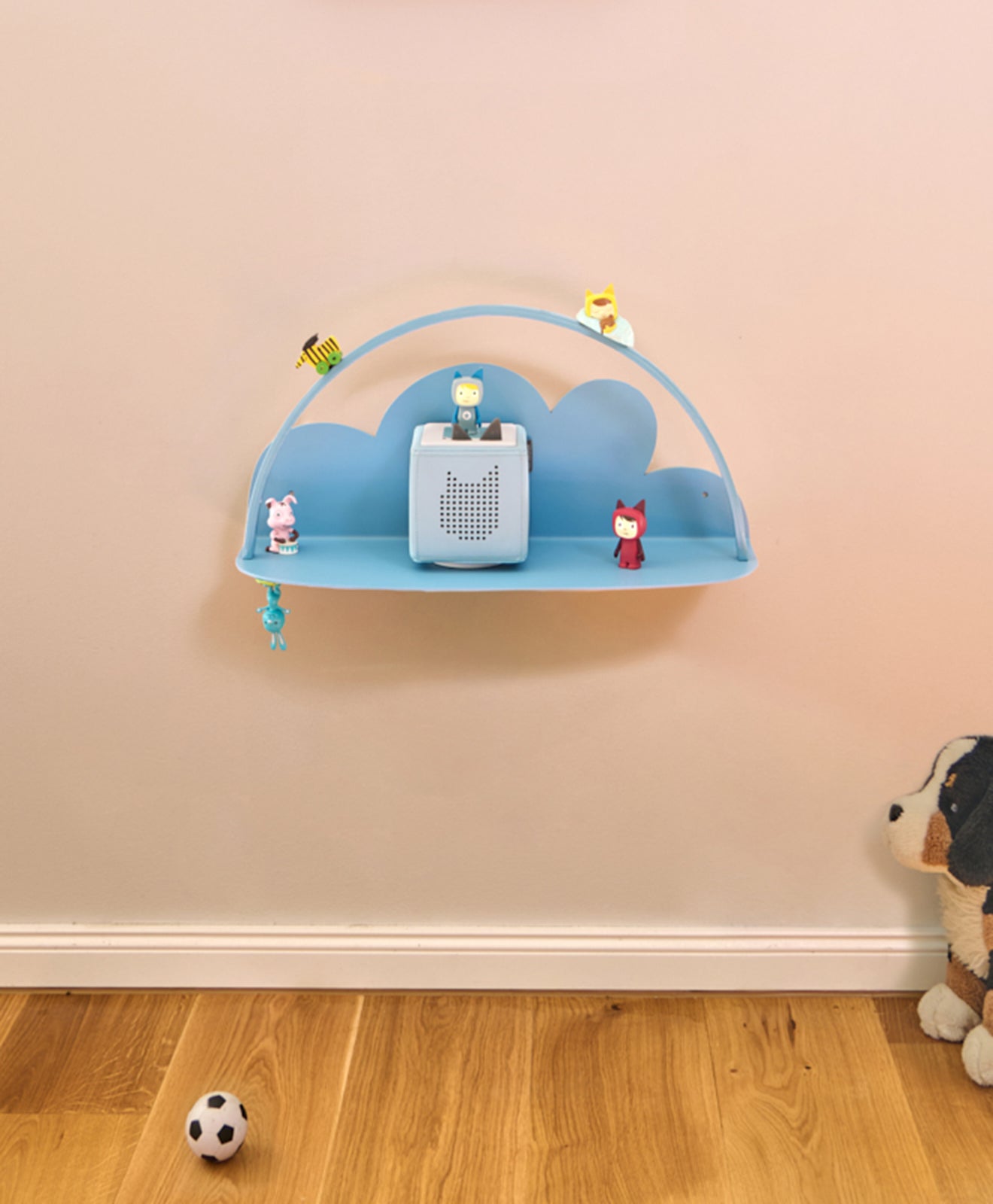 Wandregal für die Toniebox & Tonies Wolke in Blau - Fokus
