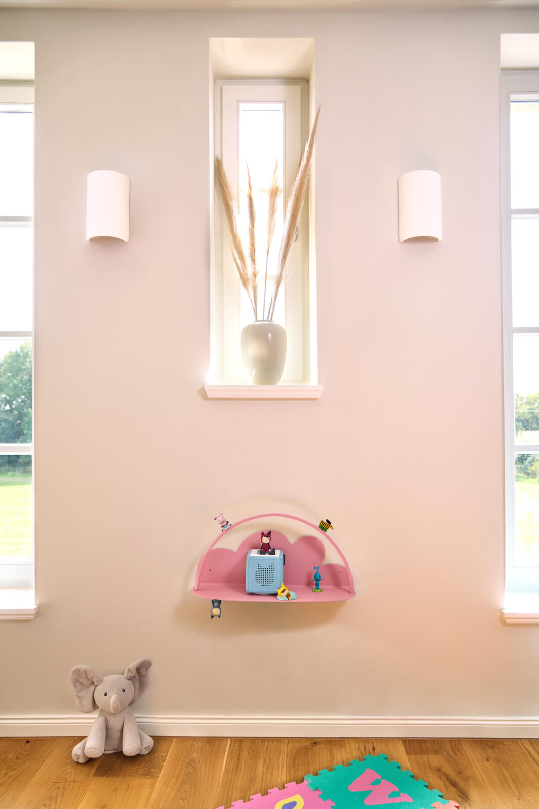 Wandregal für die Toniebox & Tonies Wolke in Rosa