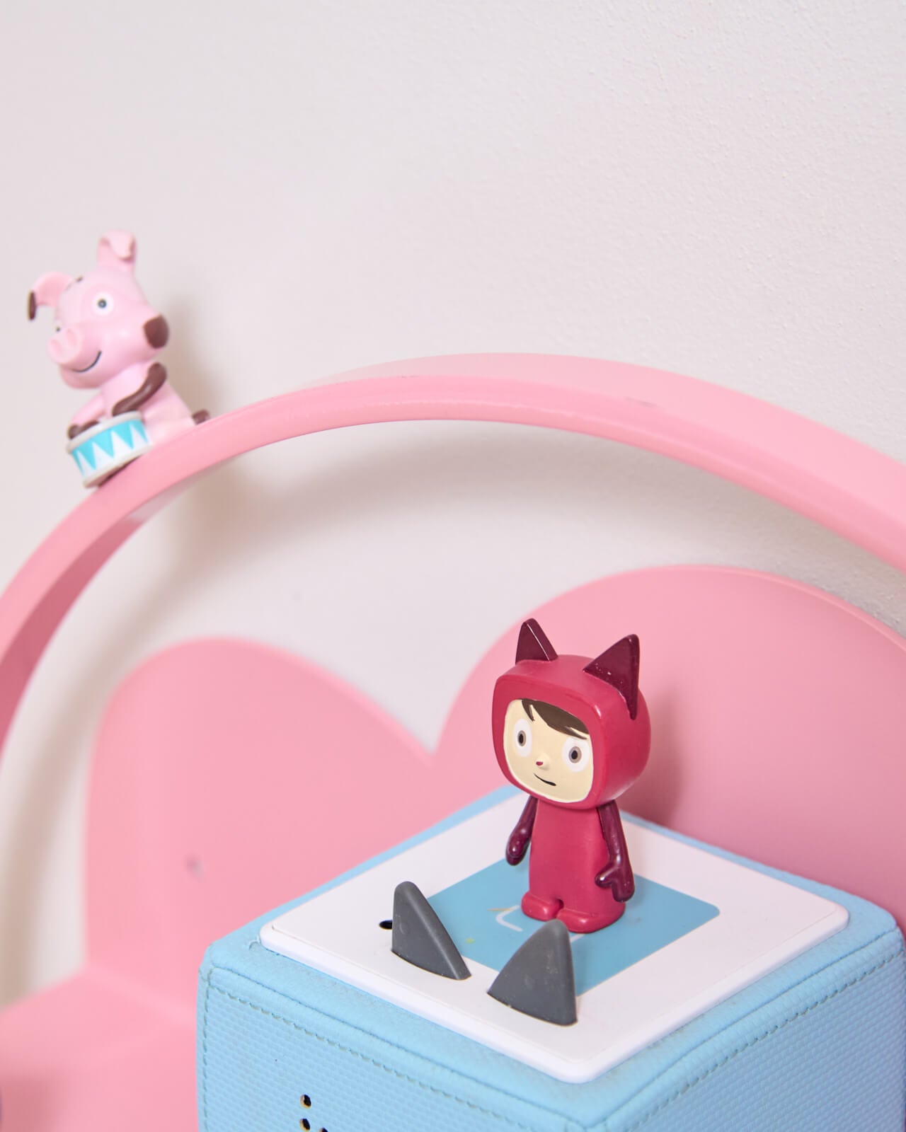 Wandregal für die Toniebox & Tonies Wolke in Rosa - Detail