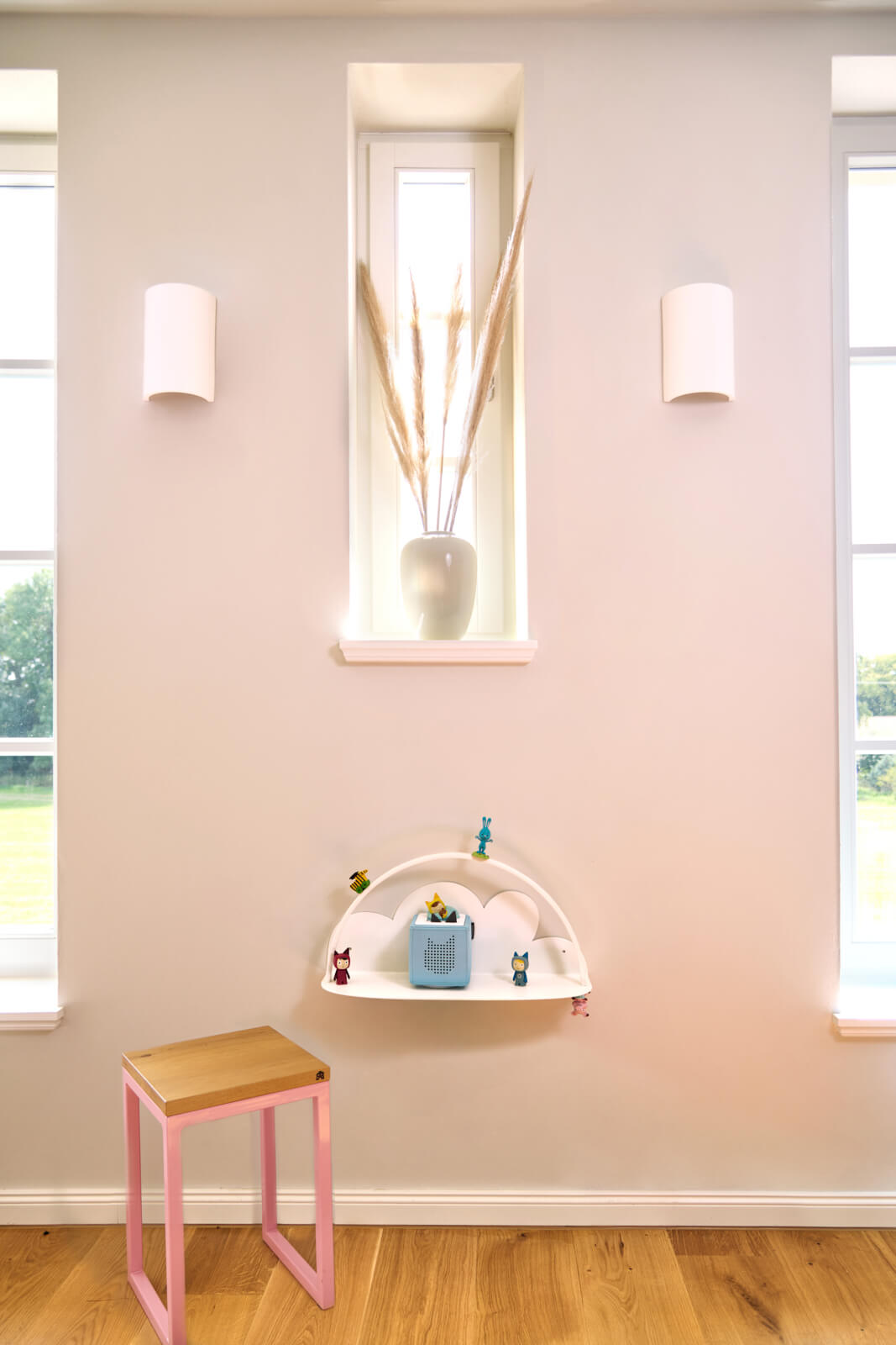 Wandregal für die Toniebox & Tonies Wolke in Weiß