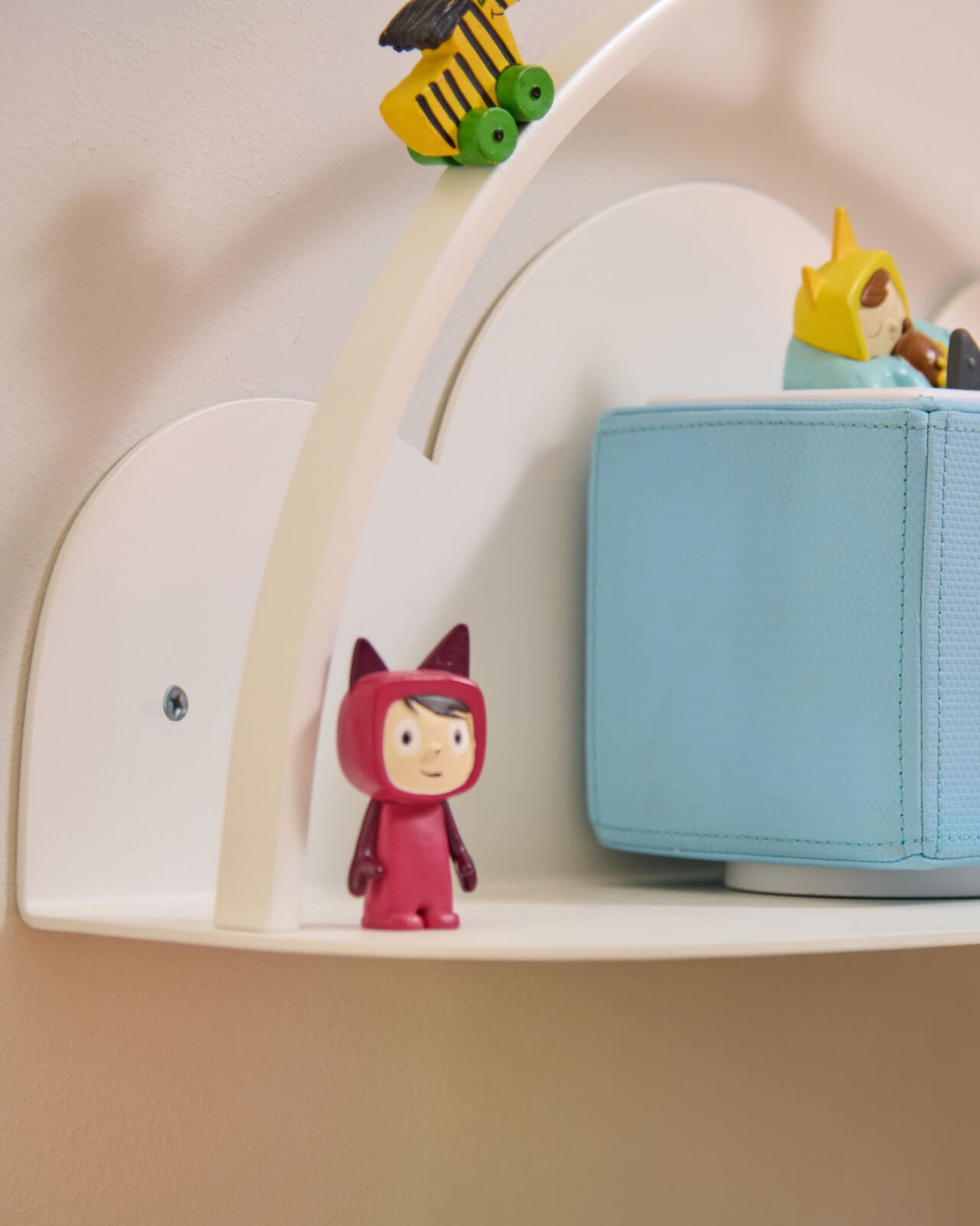 Wandregal für die Toniebox & Tonies Wolke in Weiß - Detail