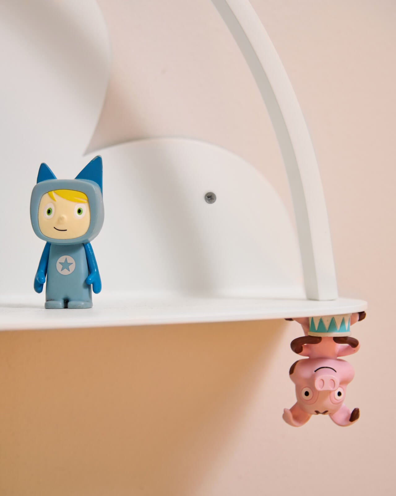 Wandregal für die Toniebox & Tonies Wolke in Weiß - Detail