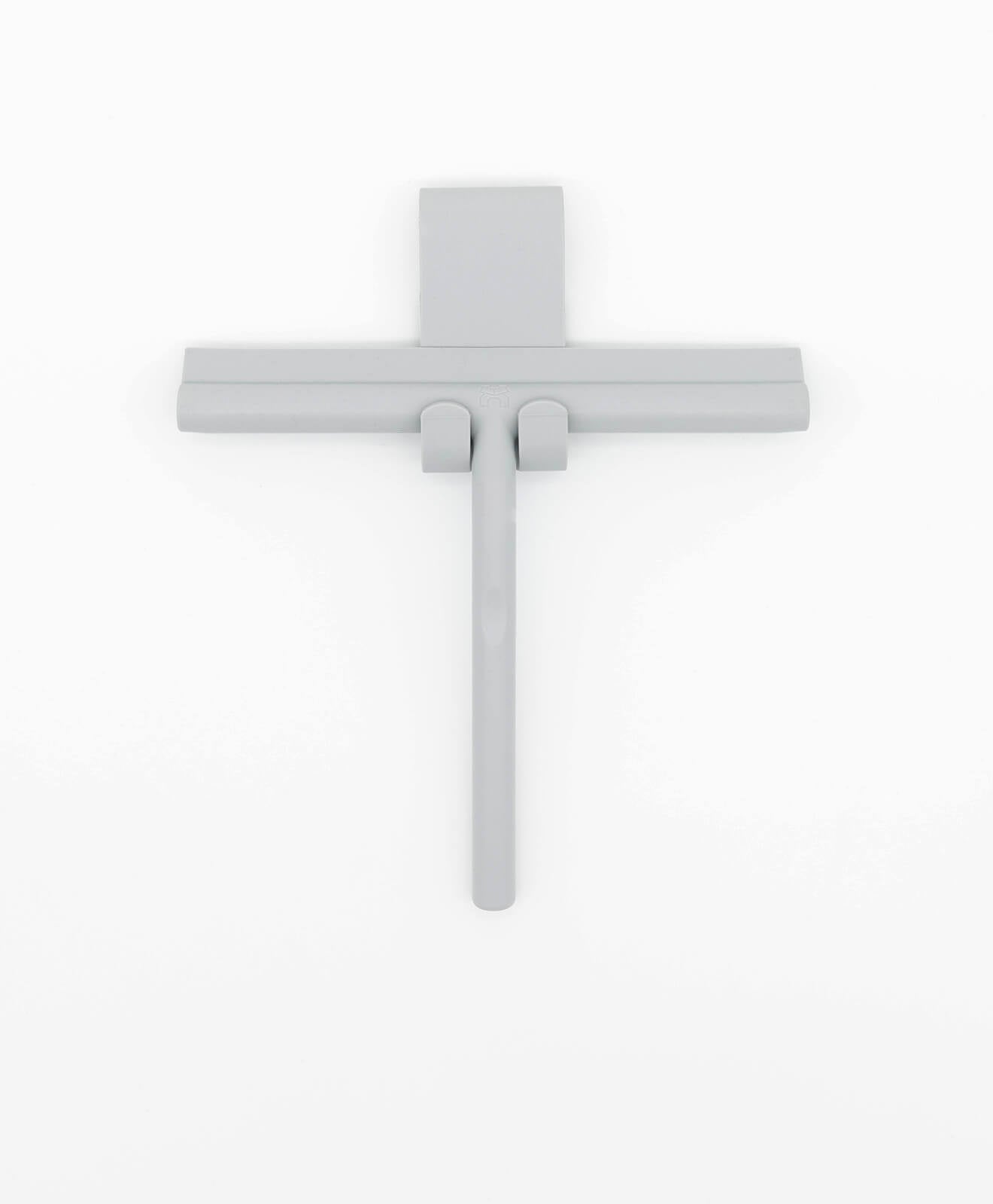 Abzieher aus Silikon für Bad und mehr von KAWENTSMANN in Grau