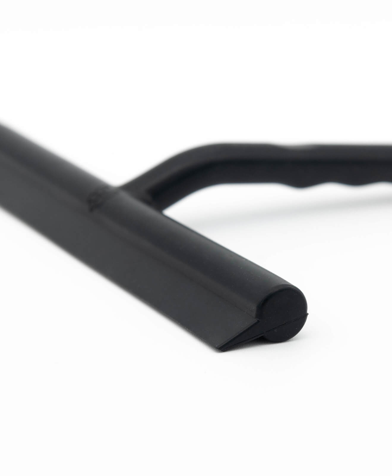 Abzieher aus Silikon für Bad und mehr von KAWENTSMANN in Schwarz Detailaufnahme