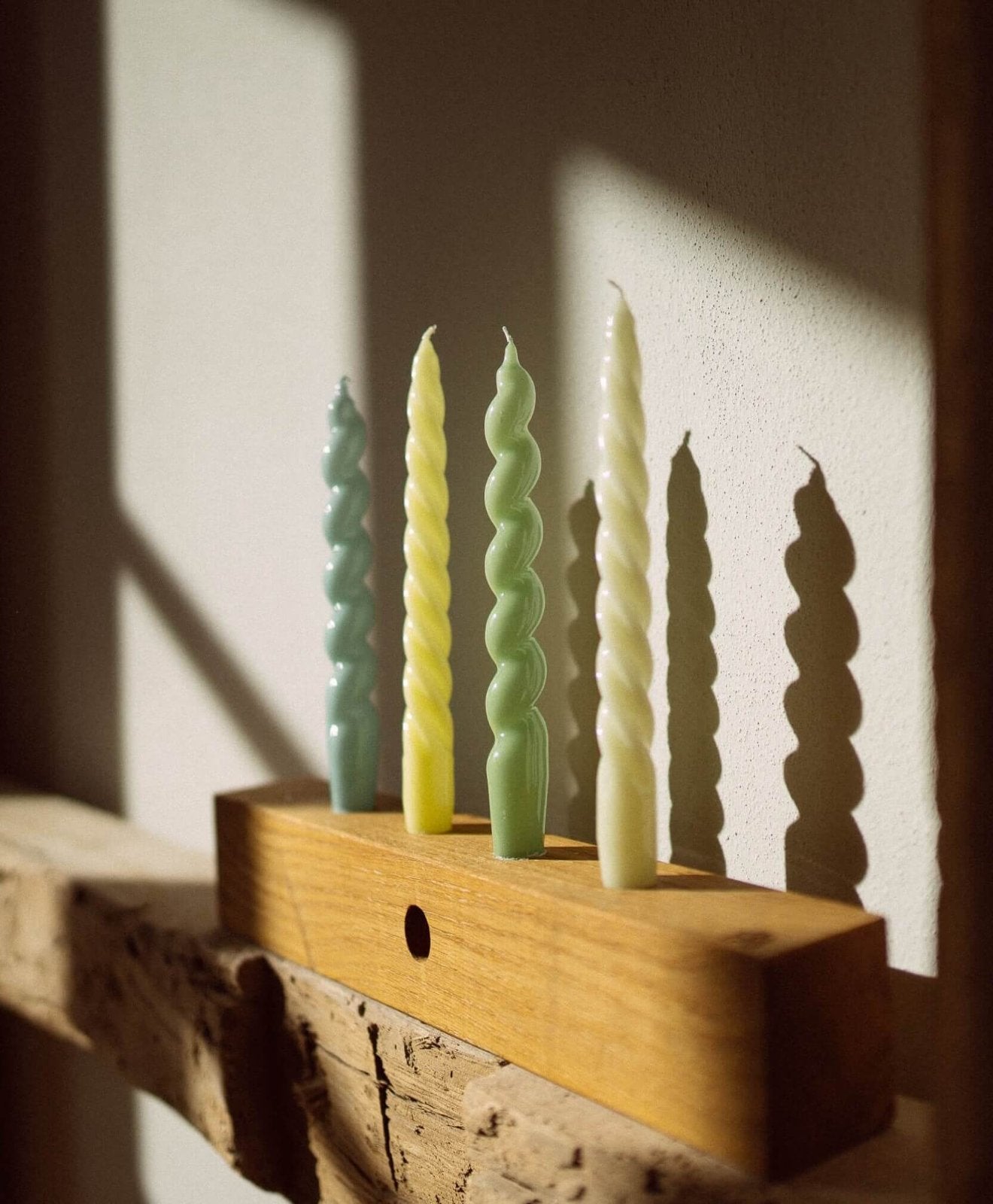 Adventskranz Holz Kerzenständer "Kawentskranz"