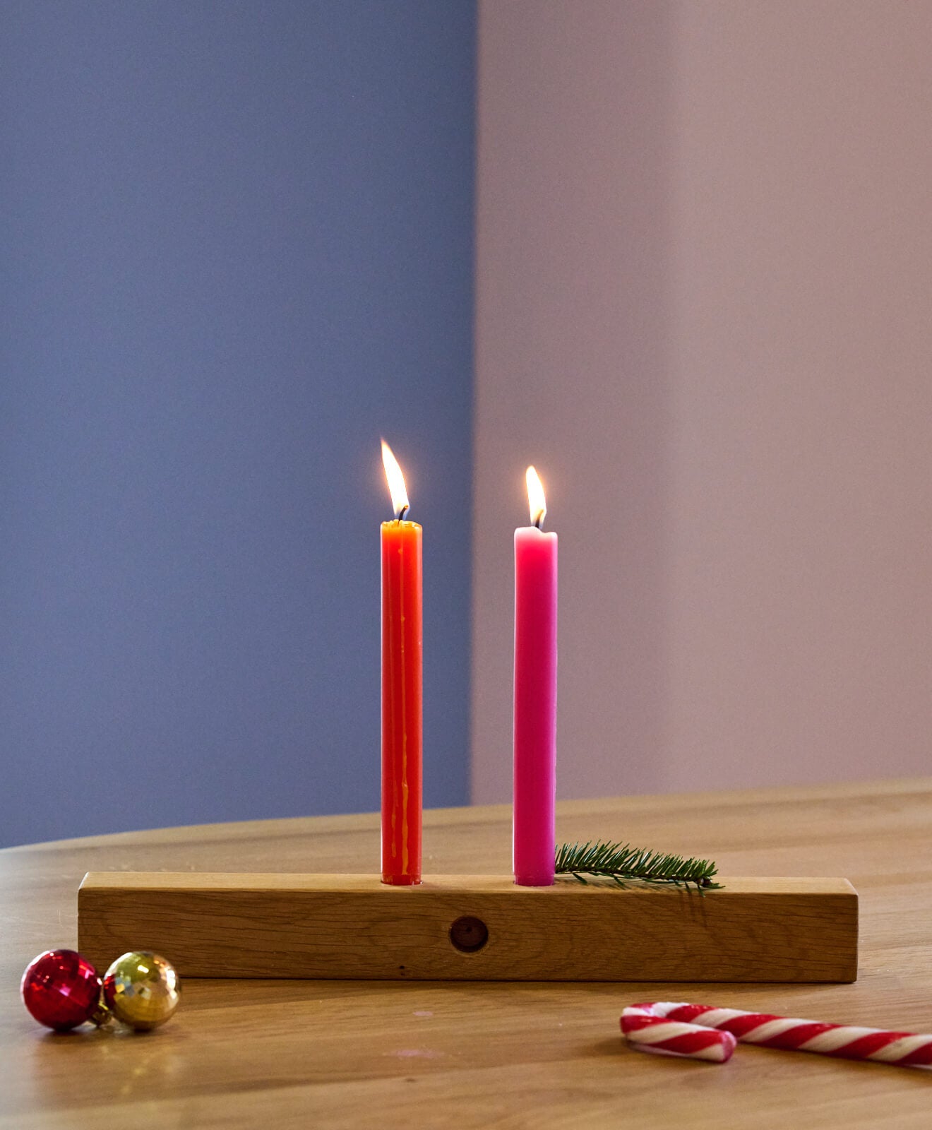 Adventskranz Holz Kerzenständer "Kawentskranz"