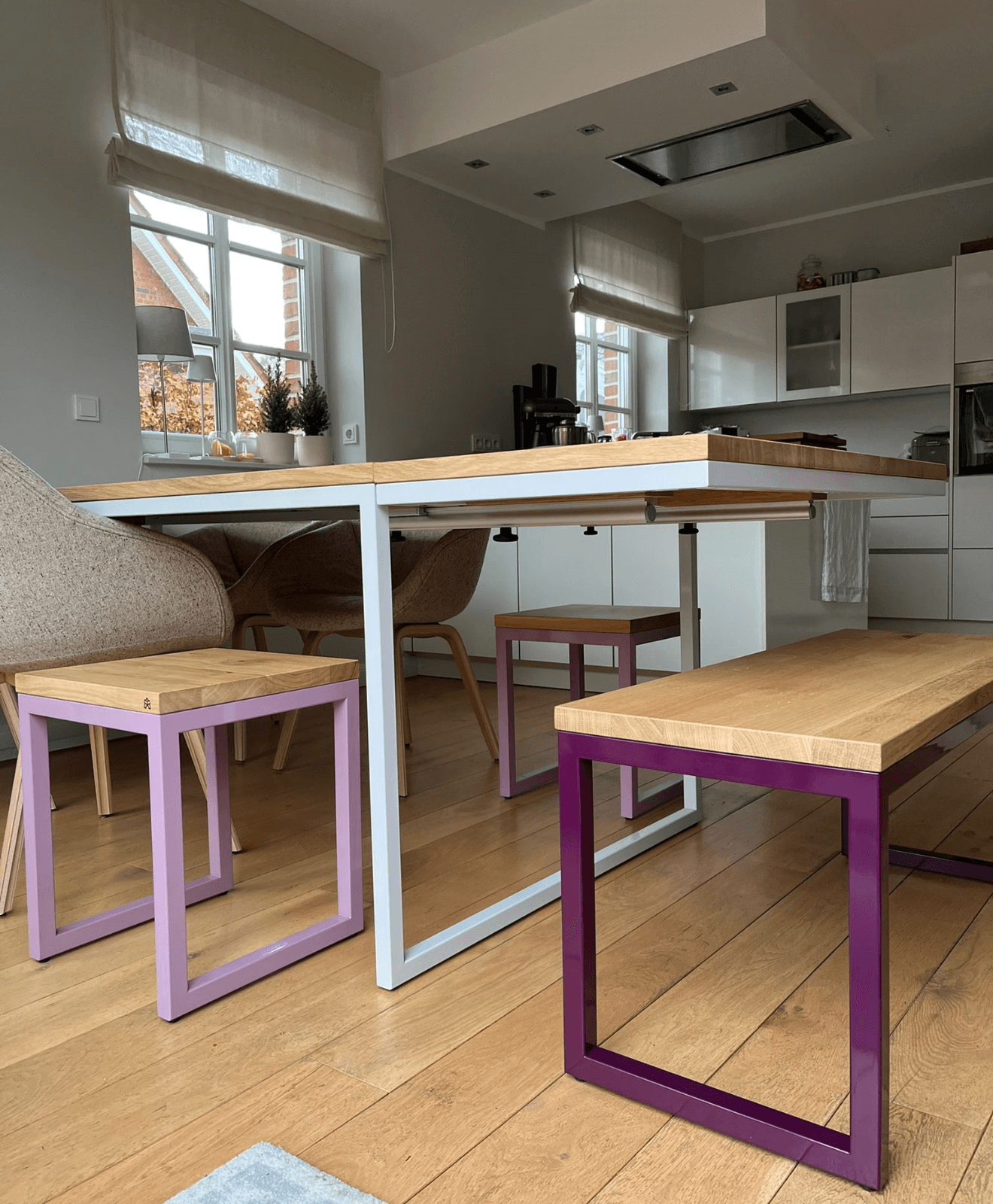 Tischverlängerung - Ansteckplatte für Esstisch TALON von KAWENTSMANN