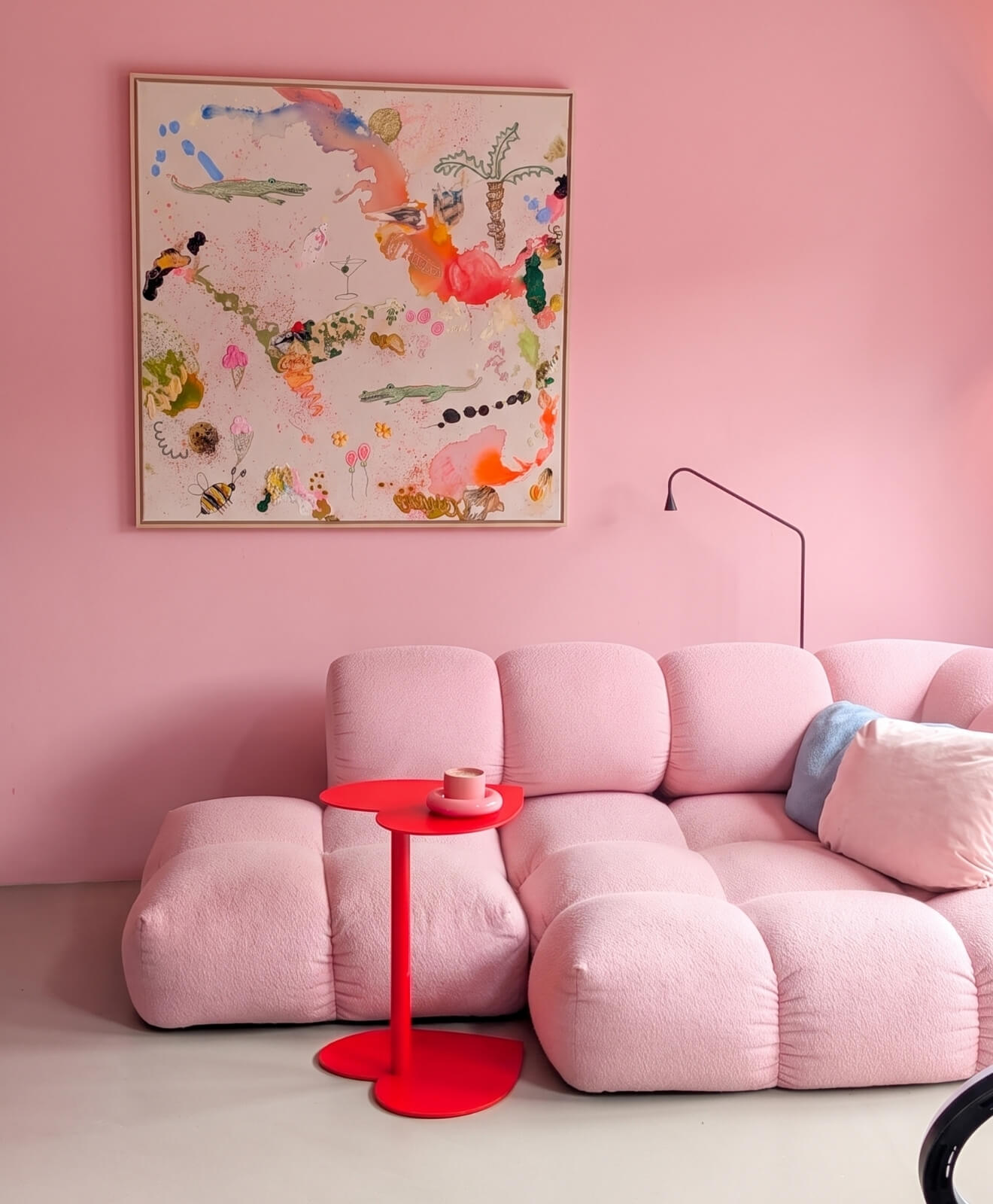 Beistelltisch | Couchtisch aus Metall AMOR im Wohnzimmer