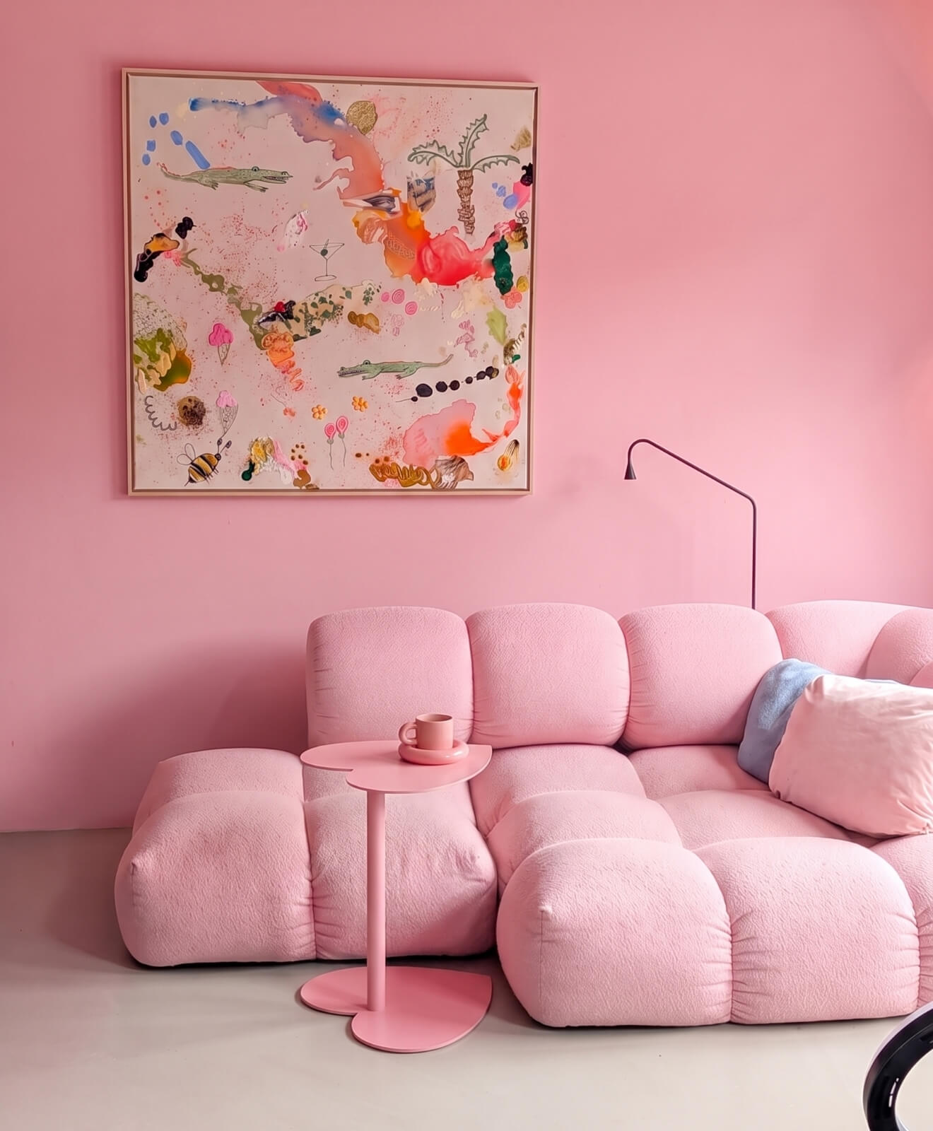 Beistelltisch | Couchtisch aus Metall AMOR im Wohnzimmer