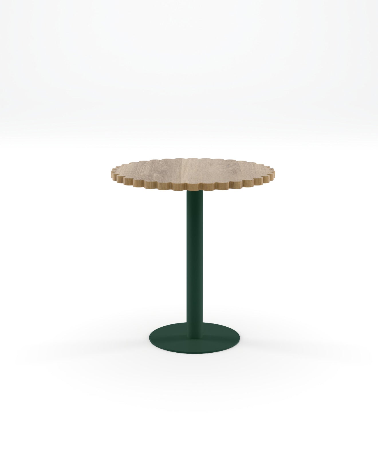 Bistrotisch rund Holz & Stahl BLUME 70 cm Ø