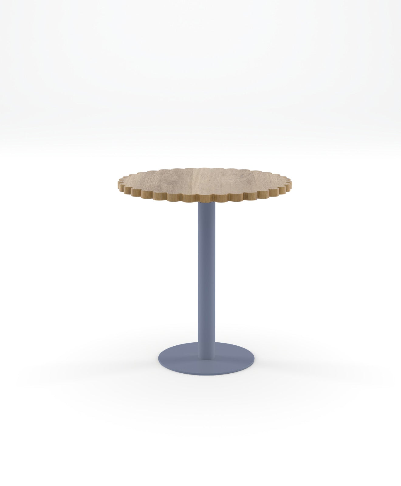 Bistrotisch rund Holz & Stahl BLUME 70 cm Ø