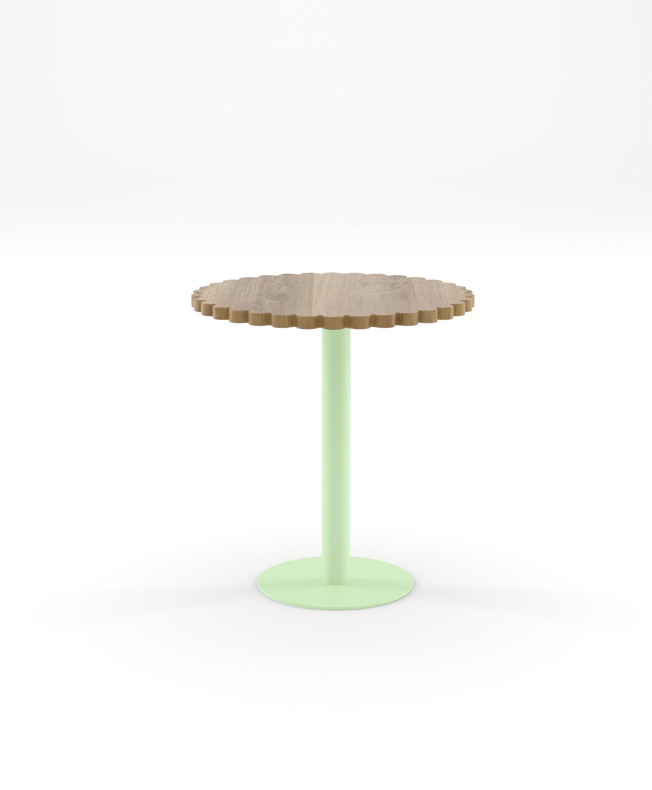 Bistrotisch rund Holz & Stahl BLUME 70 cm Ø