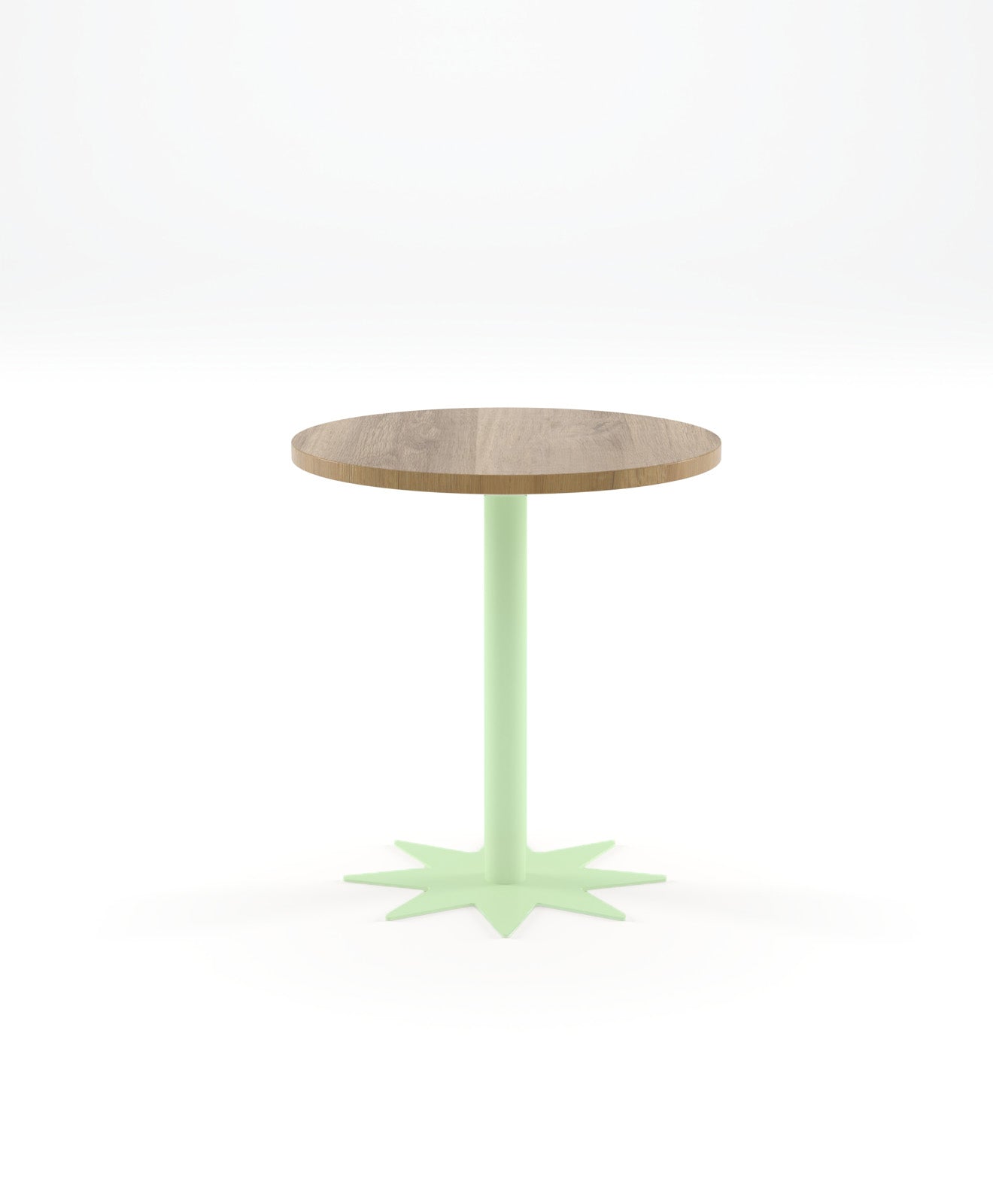 Bistrotisch rund Holz & Stahl STERN 70 cm Ø