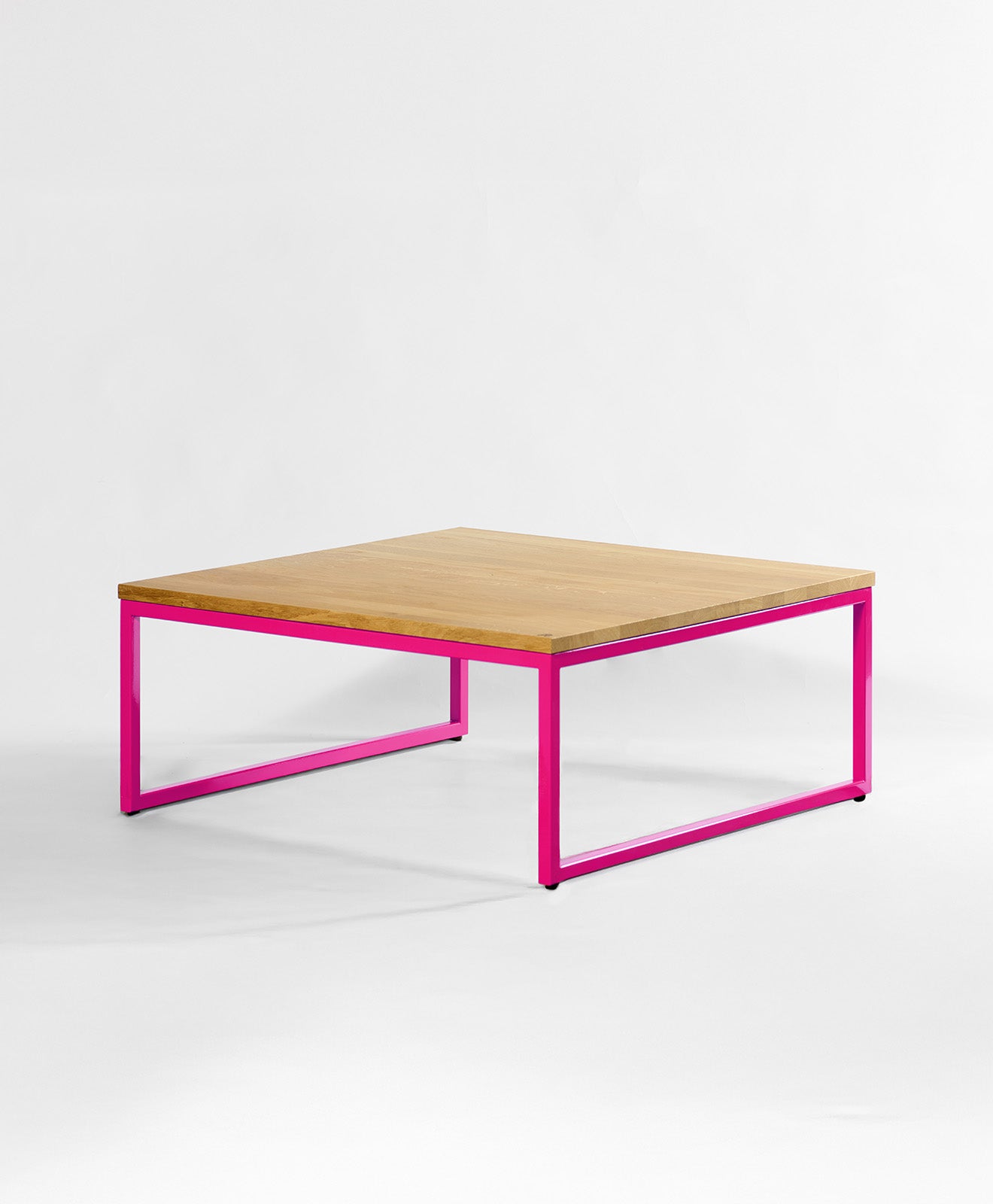 Couchtisch Holz & Metall TALON in Telemagenta