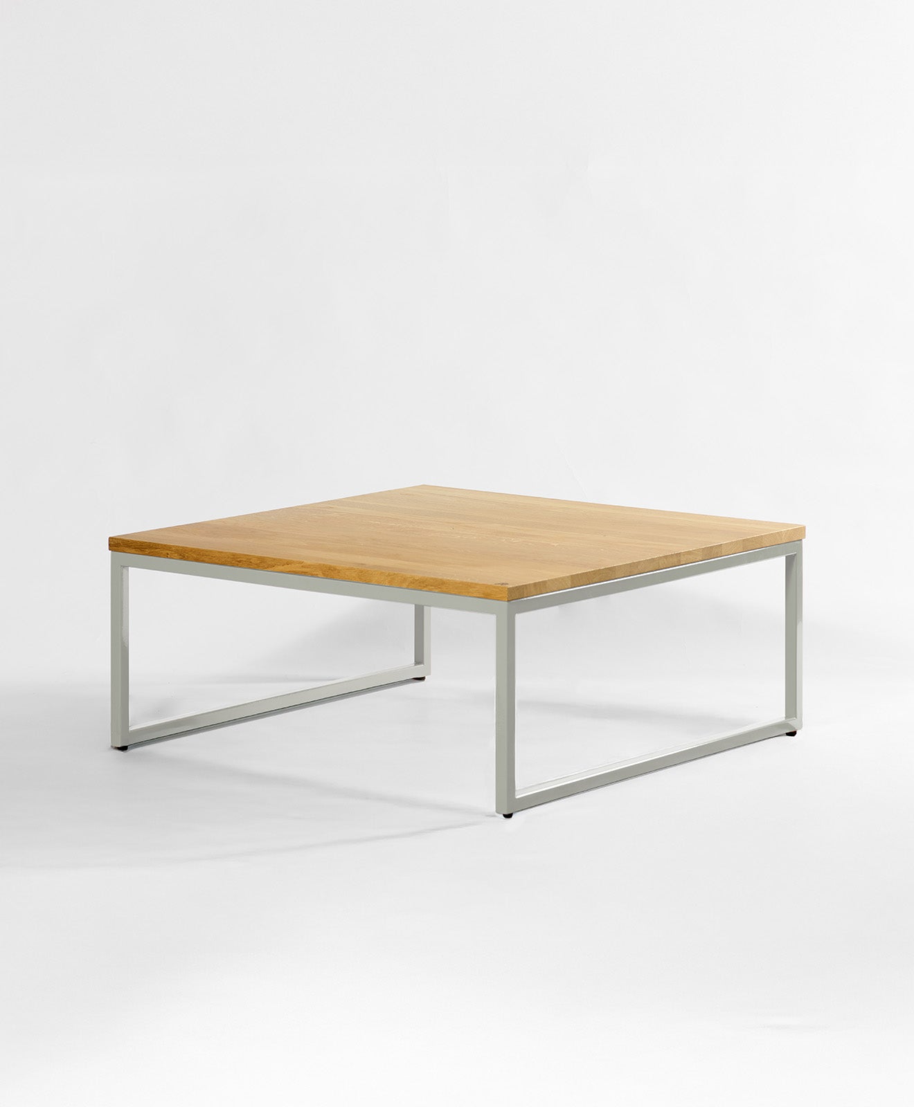 Couchtisch Holz & Metall TALON in Lichtgrau