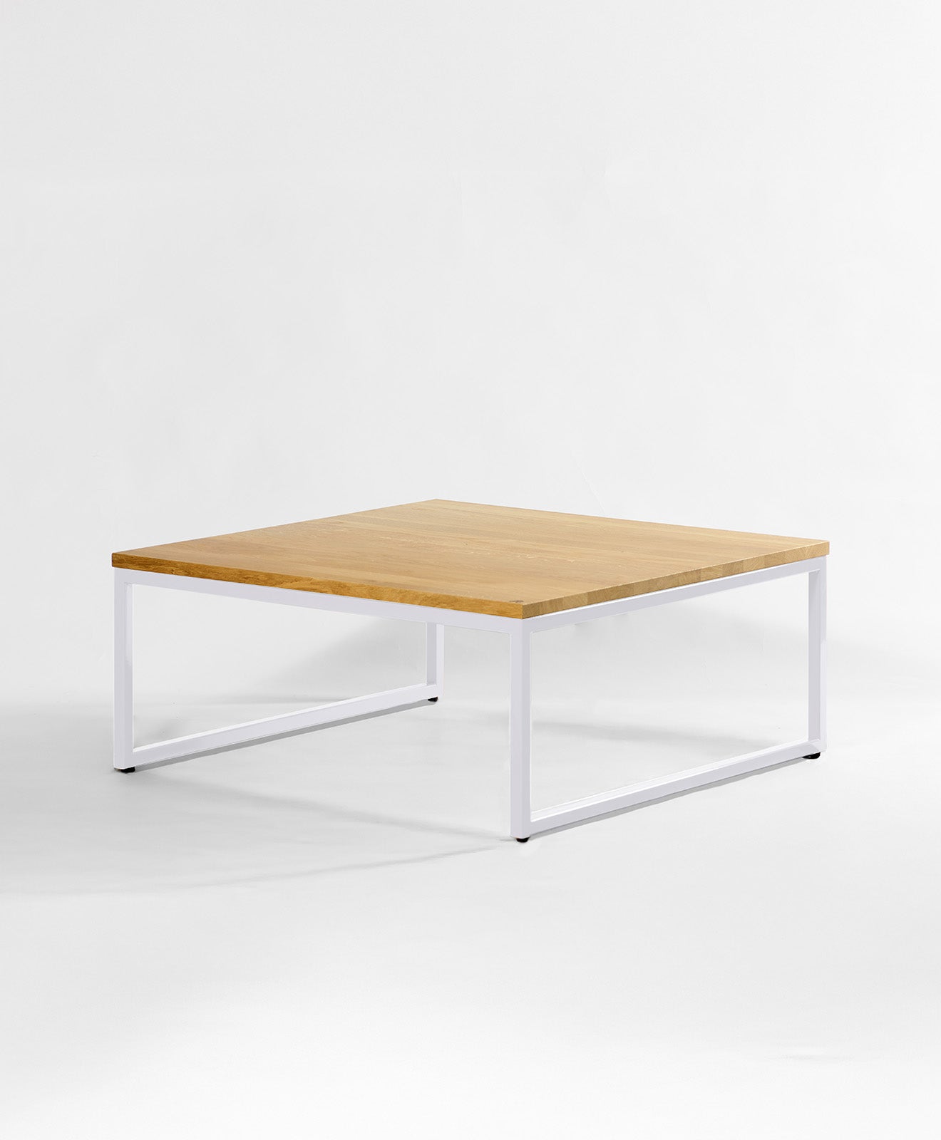 Couchtisch Holz & Metall TALON in Reinweiß