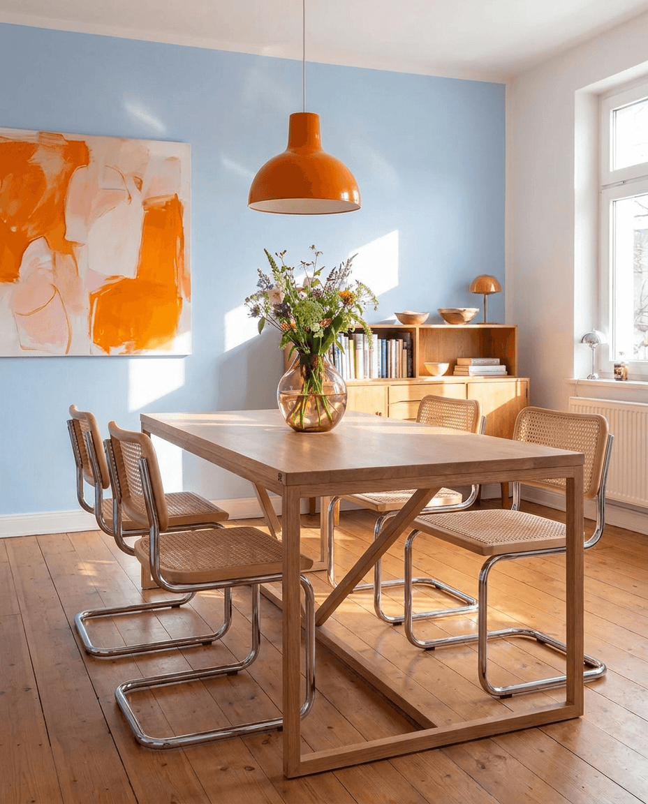 Esstisch aus Massivholz Eiche TALON im Esszimmer