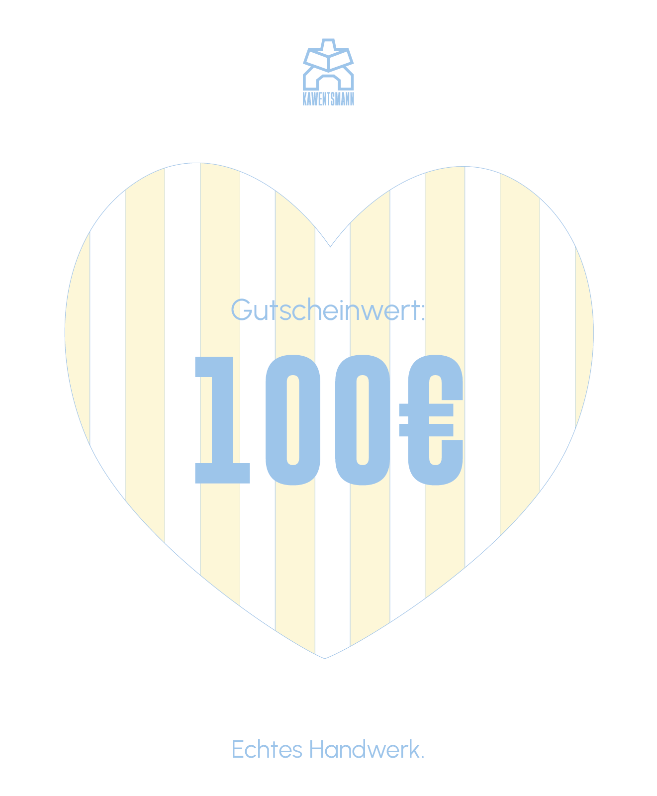 Gutschein für den Kawentsmann Onlineshop in Wert von 100€