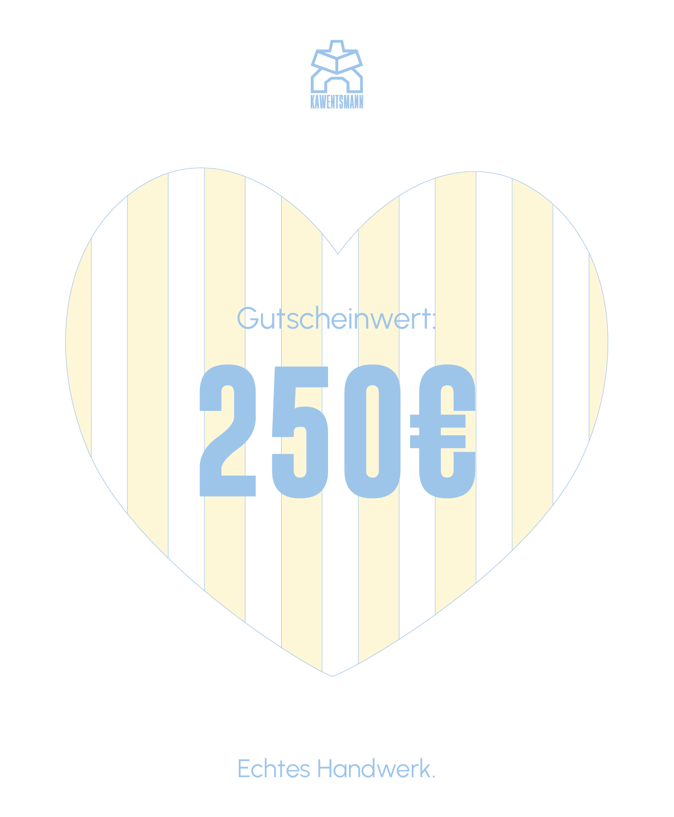 Gutschein für den Kawentsmann Onlineshop in Wert von 250€