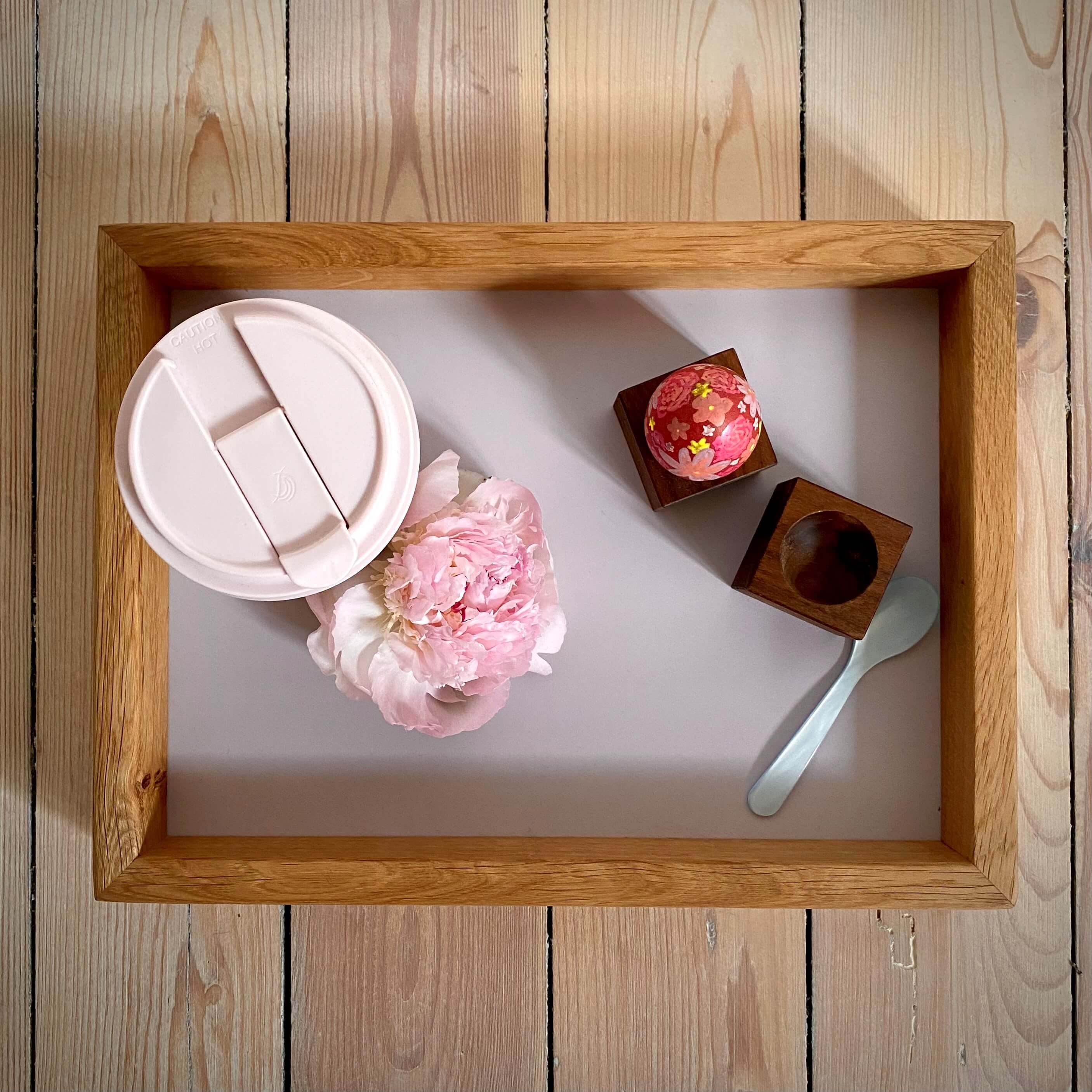 Holztablett aus Eiche & HPL ALMA von KAWENTSMANN