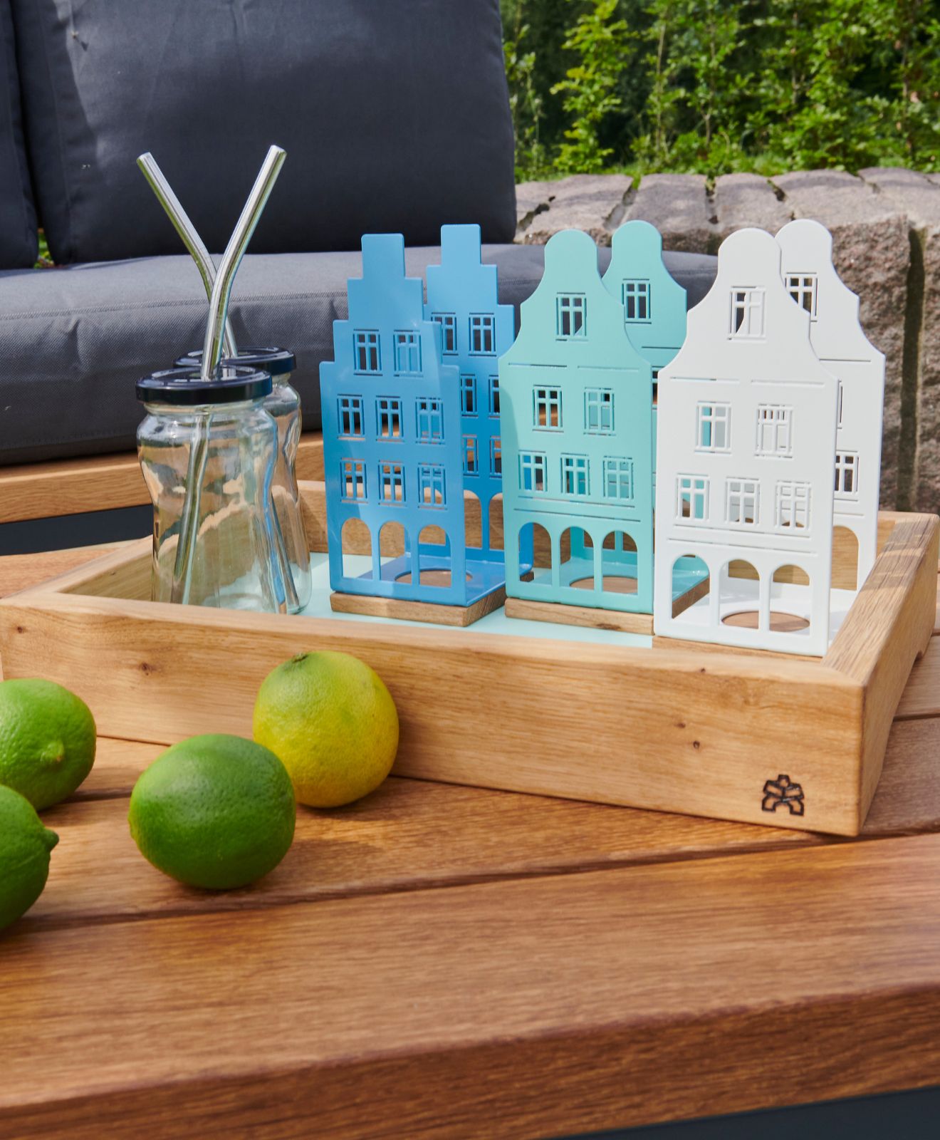 Holztablett aus Eiche & HPL ALMA von KAWENTSMANN