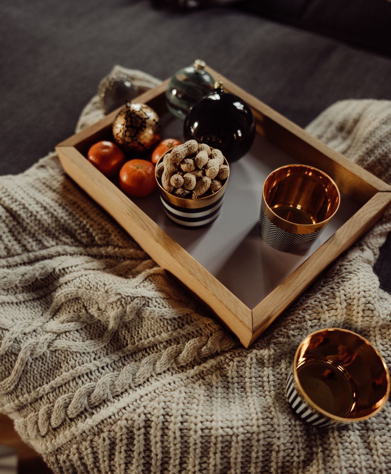 Holztablett aus Eiche & HPL ALMA von KAWENTSMANN